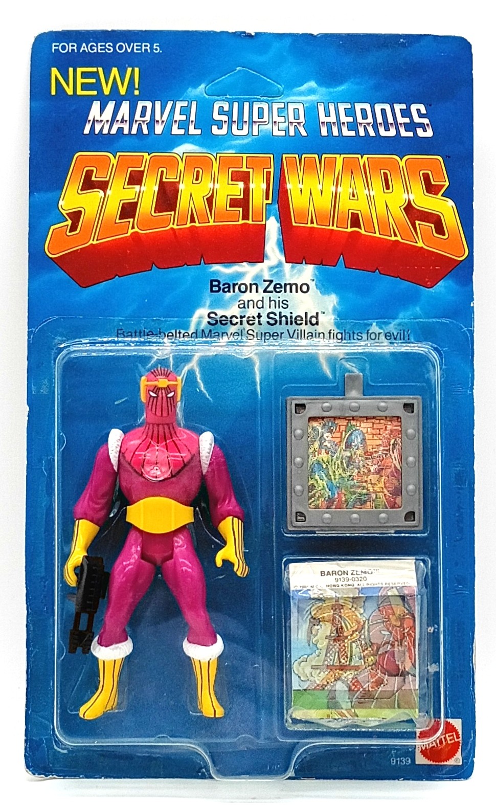 Marvel Super Heroes Secret Wars Baron Zemo Action Figure 1984 Mattel 09139