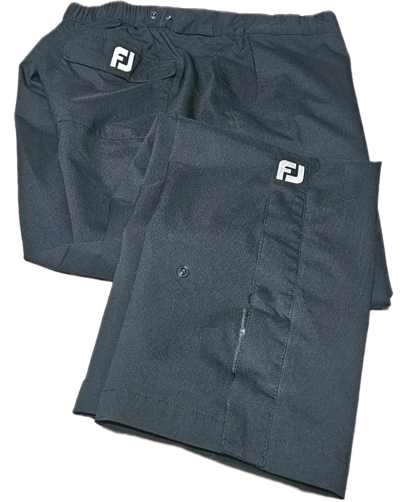 Footjoy DRYJOYS Womens Weatherproof Golf Pants, Black Fully Lined-(L) New