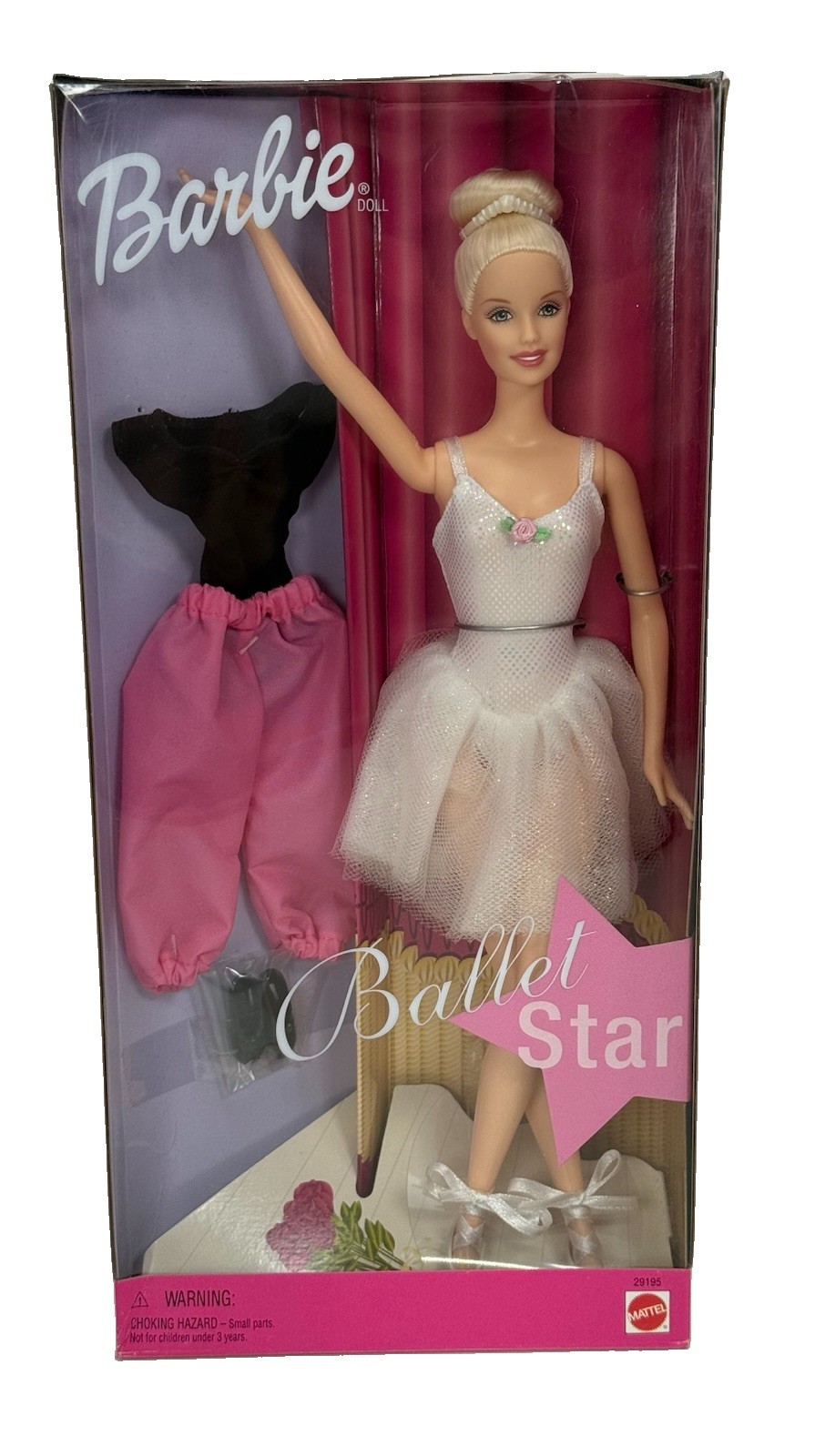 Vintage 2000-Ballet Star Barbie Doll Blonde Mattel 29195 NEW NRFB 29195