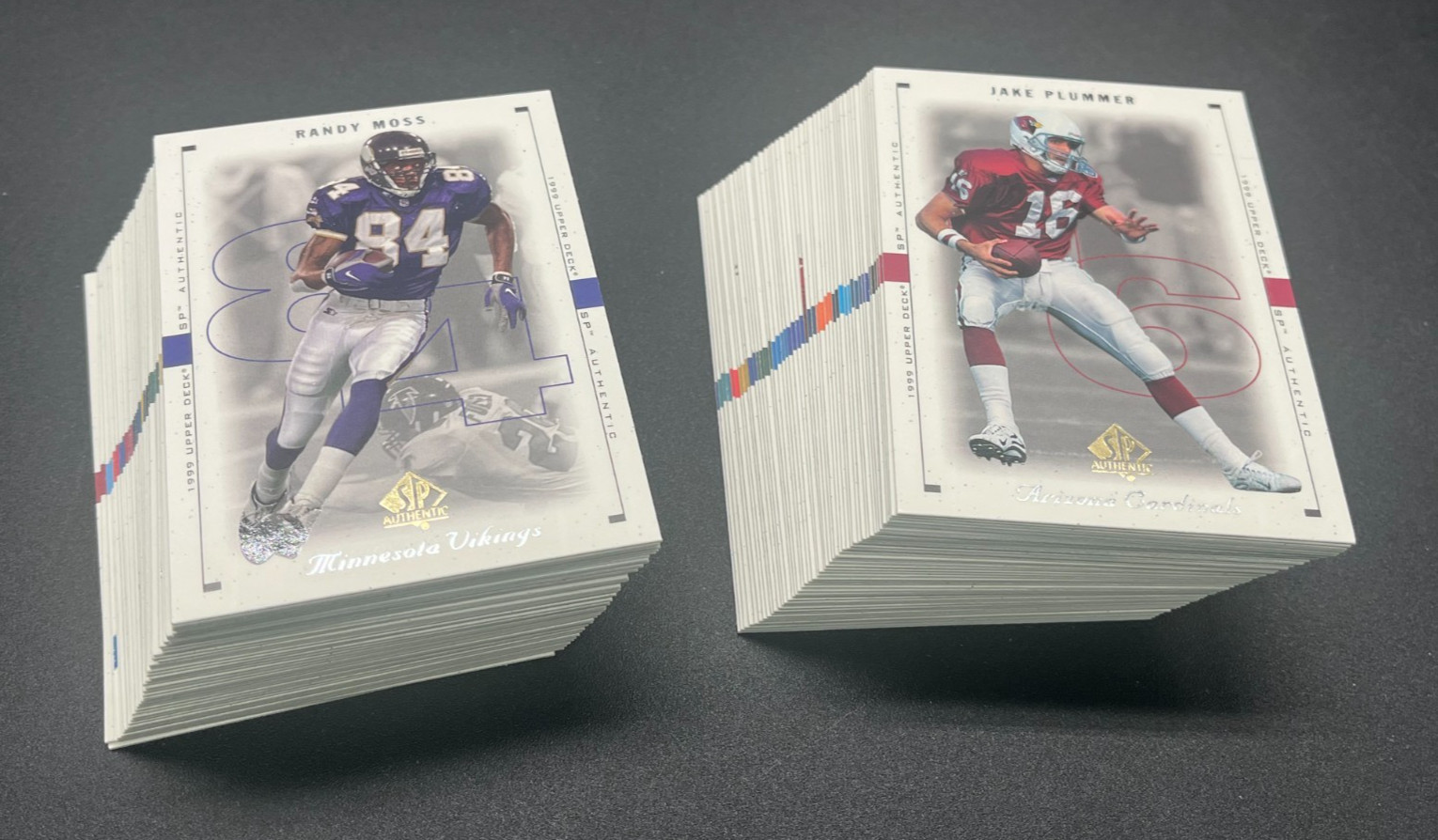 1999 SP Authentic Football Complete Base Set (1-90) Peyton, Moss
