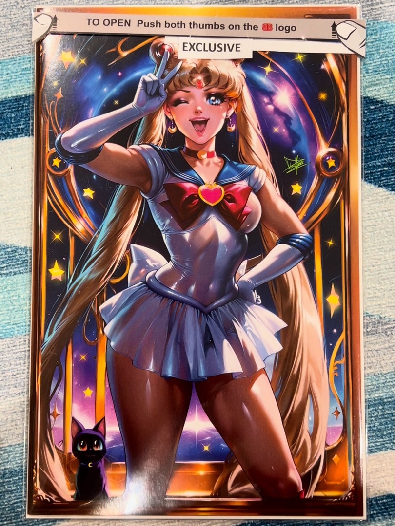 🍑 Sailor Moon (Artist Alley Comics 2025) VIRGIN NICE Dhaxina ULTRA RARE