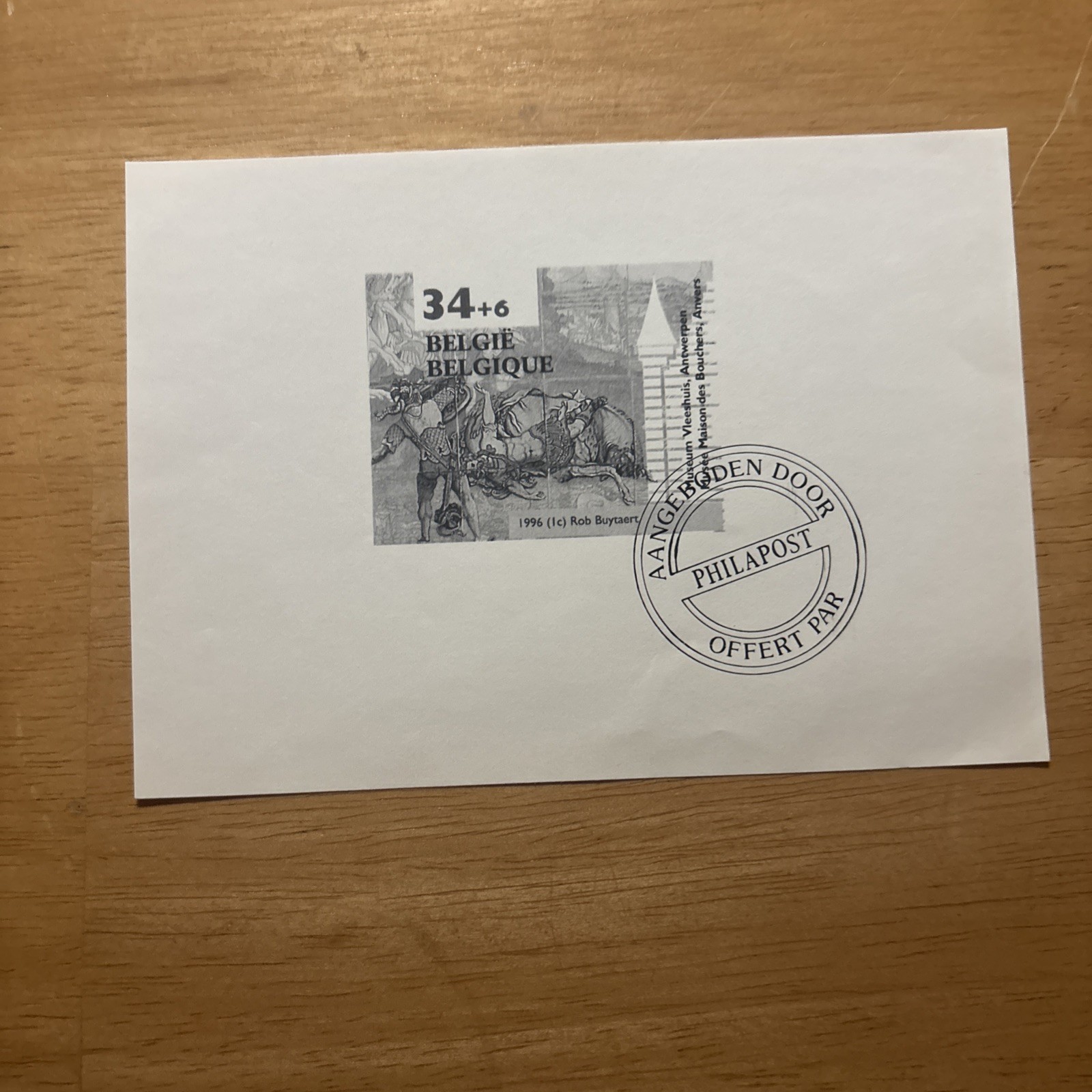 Belgium B1128 Black Proof With Cancel Belgium B1128 Black Proof With Cancel