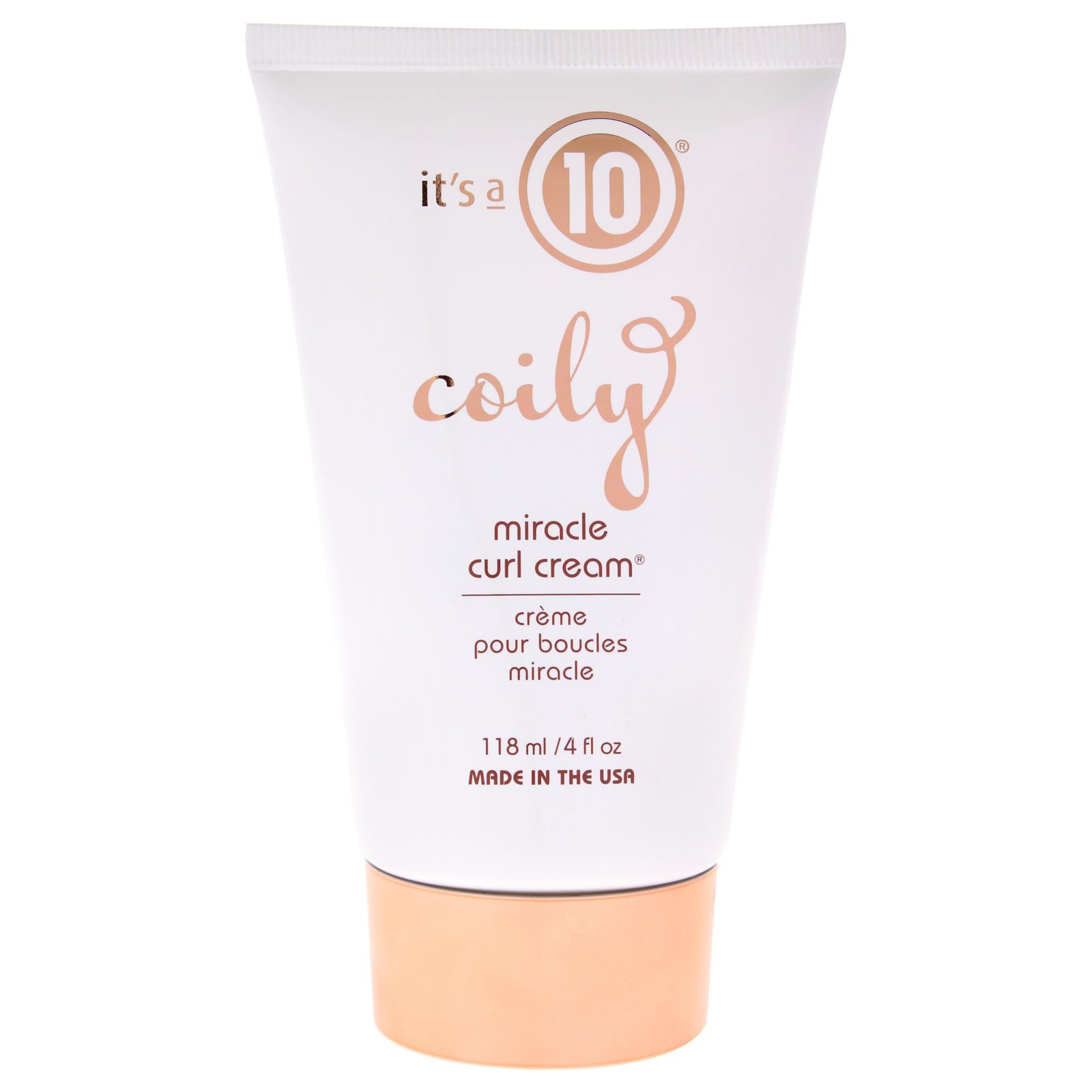 It's a 10 Haircare Coily Miracle Curl Cream, 4 4 Ounce (Pack of 1), white It's a 10 Haircare Coily Miracle Curl Cream, 4 4 Ounce (Pack of 1), white