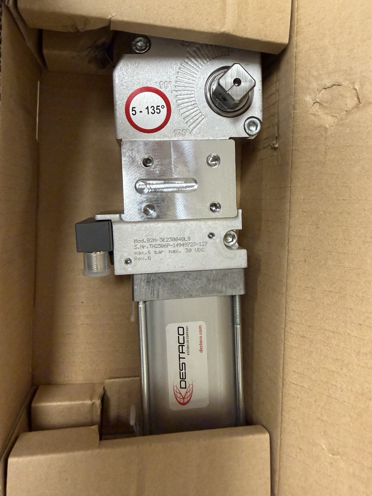 DESTACO 82M-3E Pneumatic Power Clamp - 82M-3E230040L8