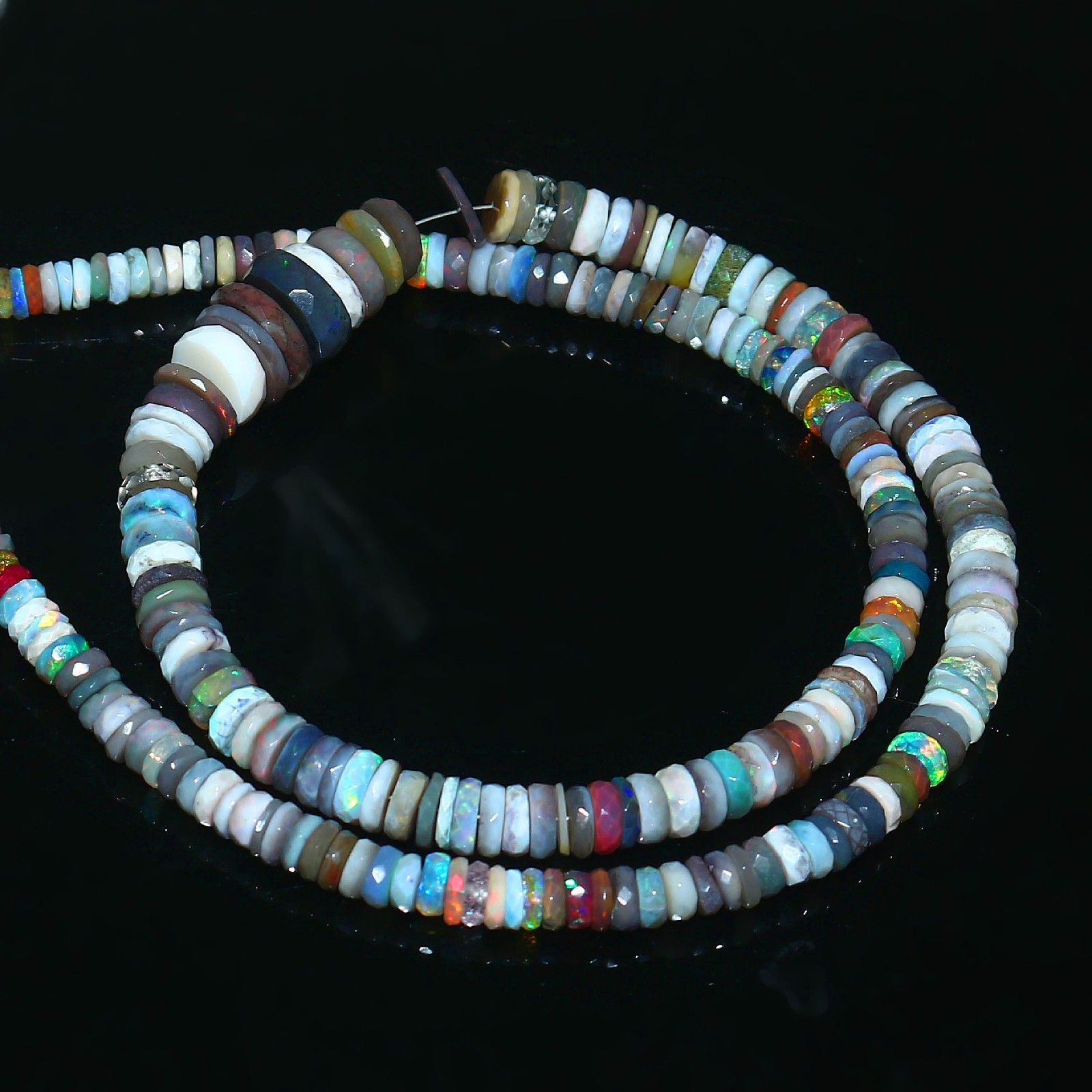 Special Sale Opal Beads Tyre Opal beads Rainbow Opal Necklace Gift For Her A700