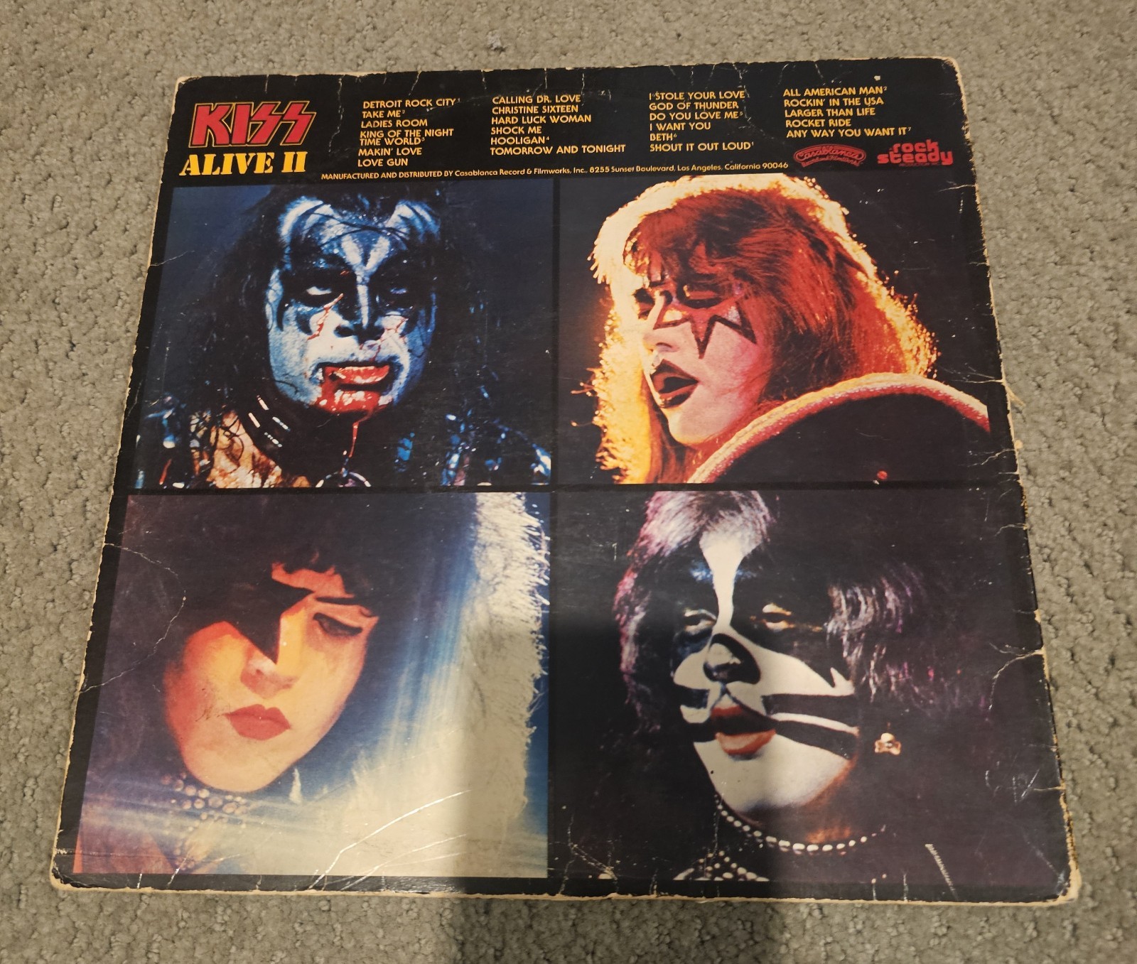 KISS ALIVE II MISPRINT Special Bonus With Purchase 50.00 Value