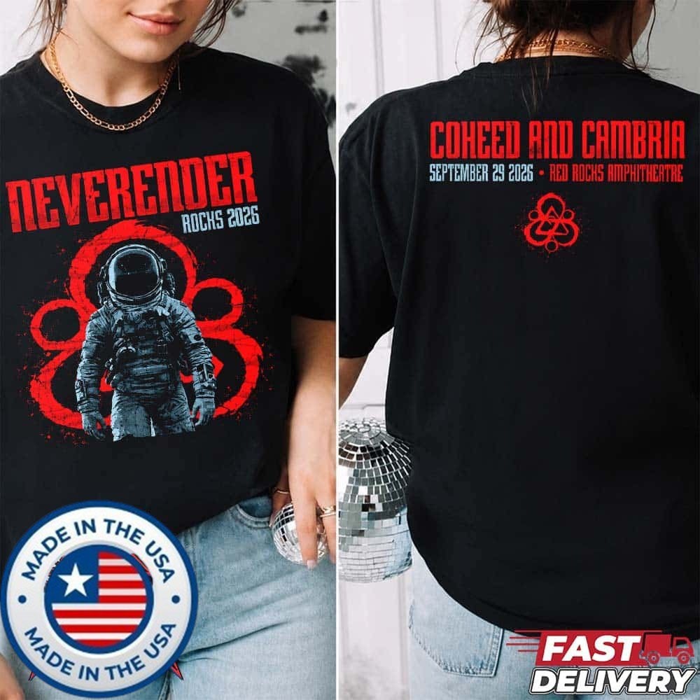 Coheed and Cambria Morrison Colorado 2026 Tee For Neverender Rocks T-Shirt
