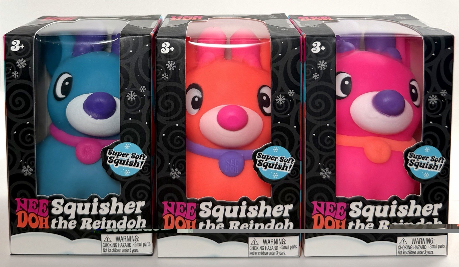 Authentic Schylling NeeDoh Squisher the Reindoh - Full Set HTF Authentic Schylling NeeDoh Squisher the Reindoh - Full Set HTF