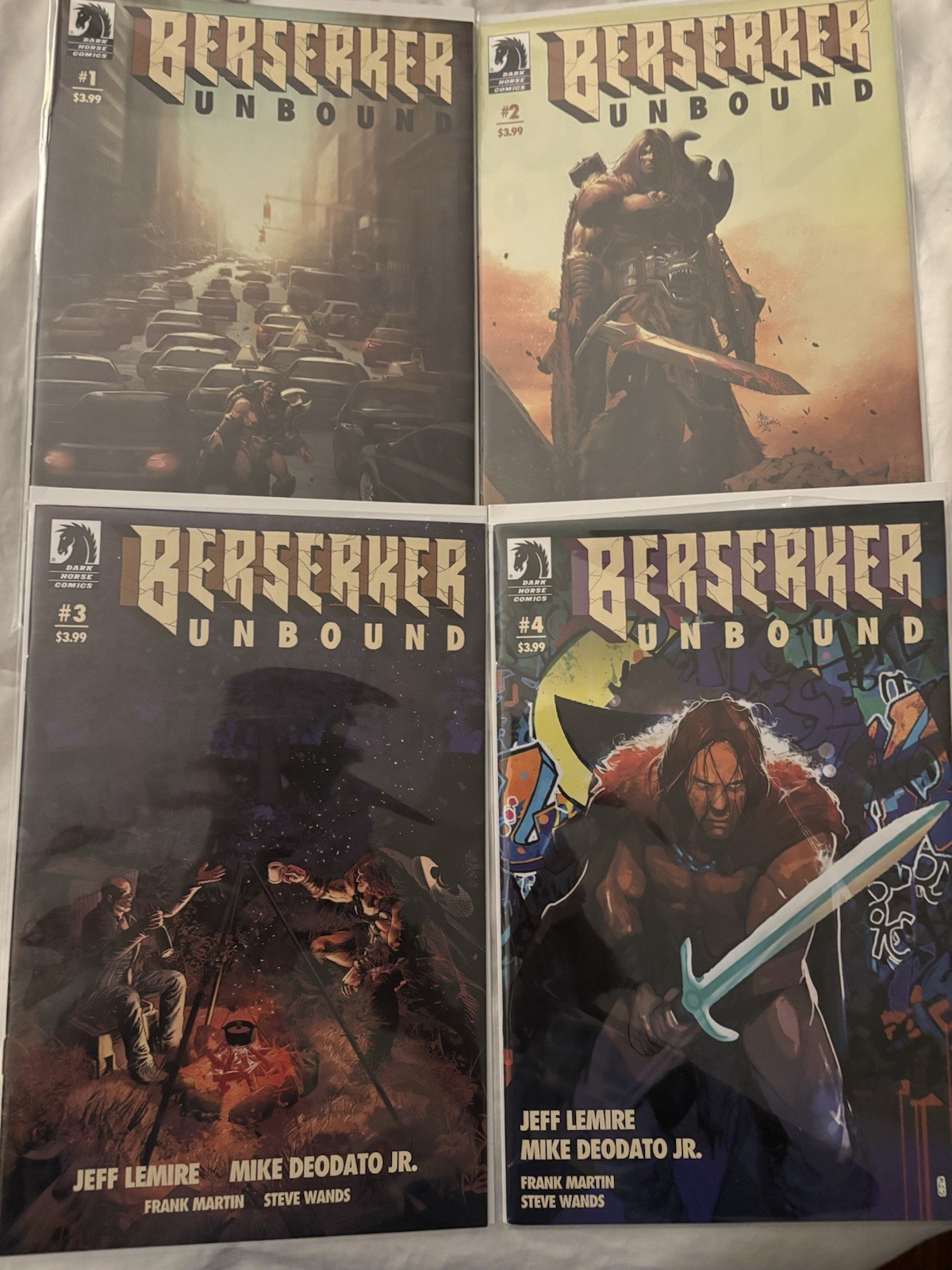 Berserker Unbound #1-4 Complete Set (2019) Dark Horse Comics Berserker Unbound #1-4 Complete Set (2019) Dark Horse Comics