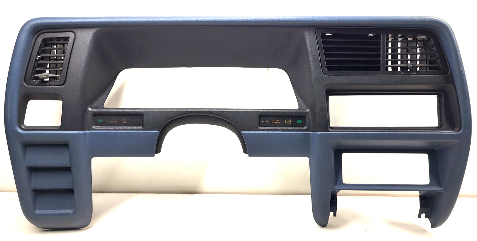 89-94 Ford Ranger Explorer Bronco II Cluster Bezel Dash Trim BLUE *BLEMISHED*