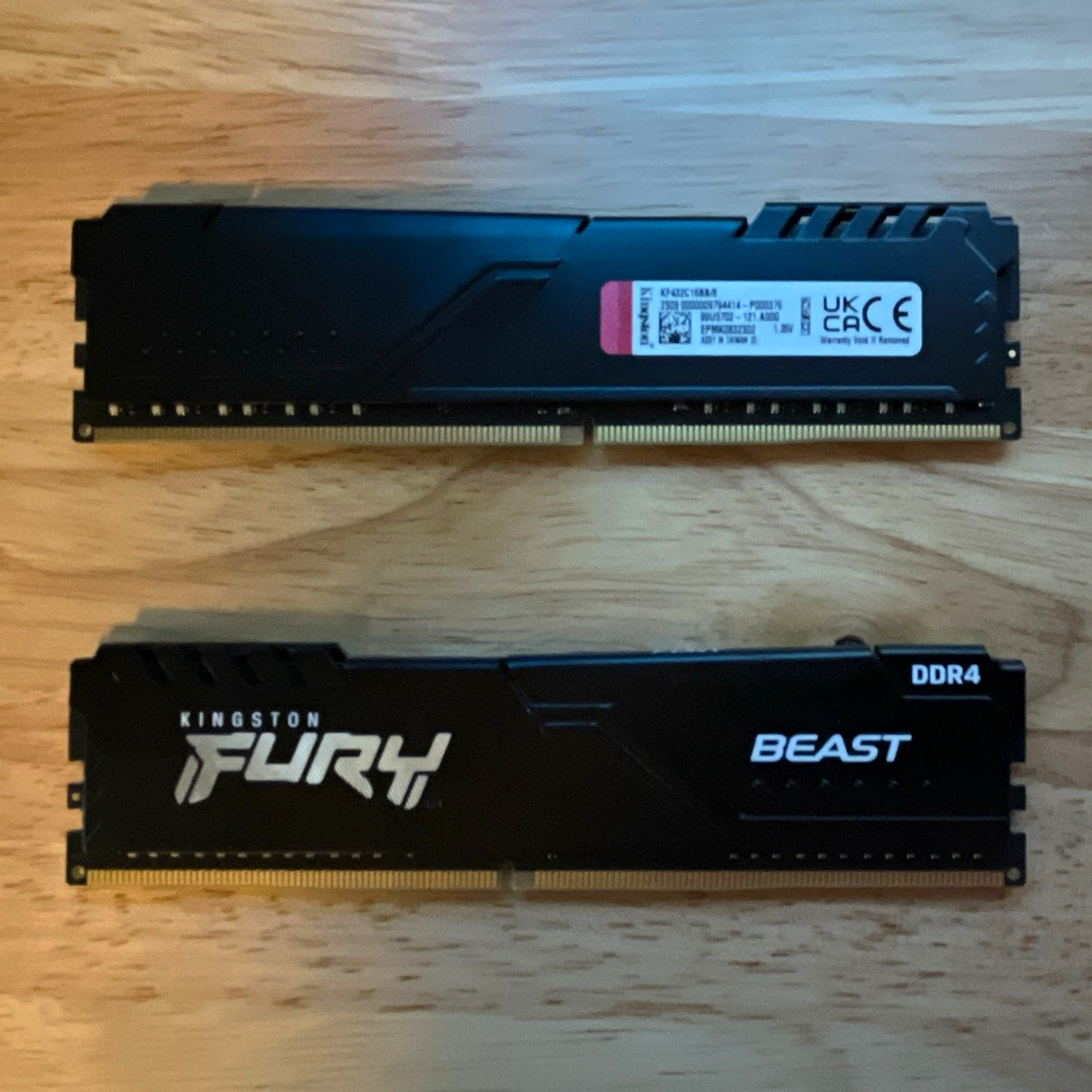 Kingston FURY Beast 32GB (2x16GB) DDR4-3200 DIMM 288-Pin Non-ECC KF432C16BB/16 Kingston FURY Beast 32GB (2x16GB) DDR4-3200 DIMM 288-Pin Non-ECC KF432C16BB/16