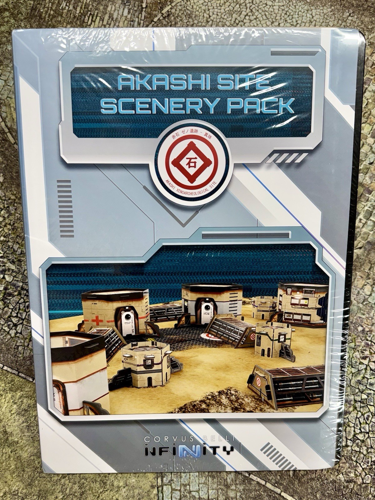 Corvus Belli Infinity Akashi Site Scenery Pack Terrain Box Set NIB 285086