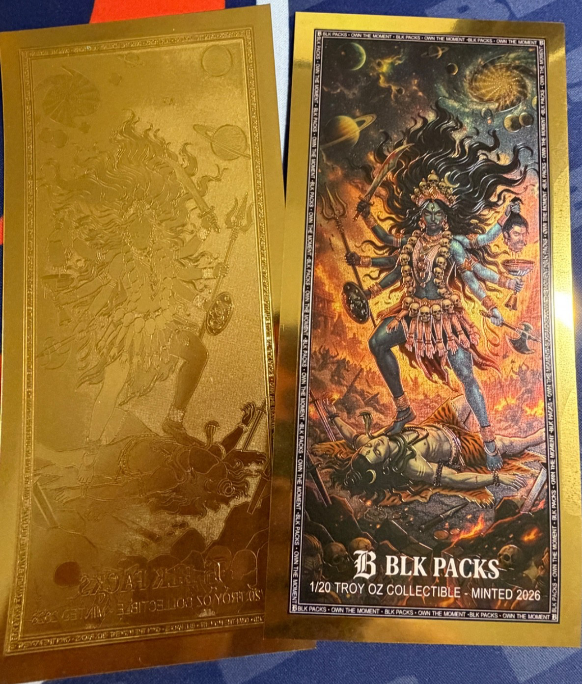 1 X GoldBack 24K Foil Note, 1/20 Troy Oz. UNC BLK PACKS, GOD OF WAR, Sound Money 1 X GoldBack 24K Foil Note, 1/20 Troy Oz. UNC BLK PACKS, GOD OF WAR, Sound Money