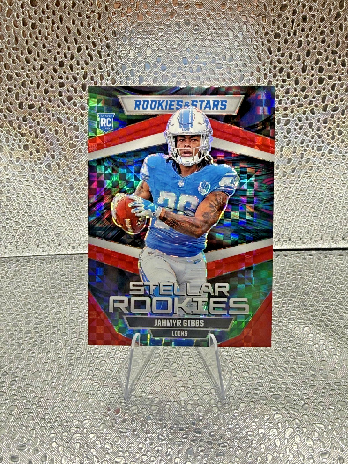 2023 Panini Rookies & Stars Stellar Rookies Jahmyr Gibbs #SR-4 xfractor RC