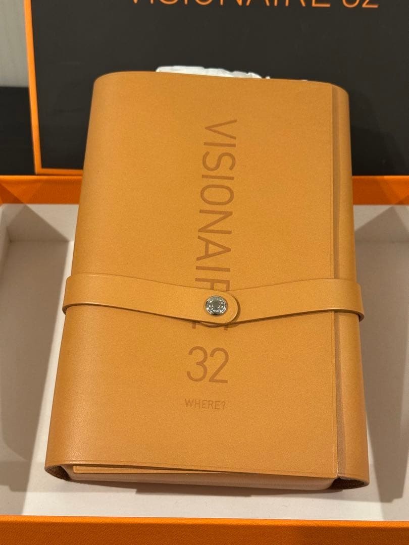 HERMES VISIONAIRE 32 WHERE Limited Edition Art Book Leather Case 9.1 x 7.1 in
