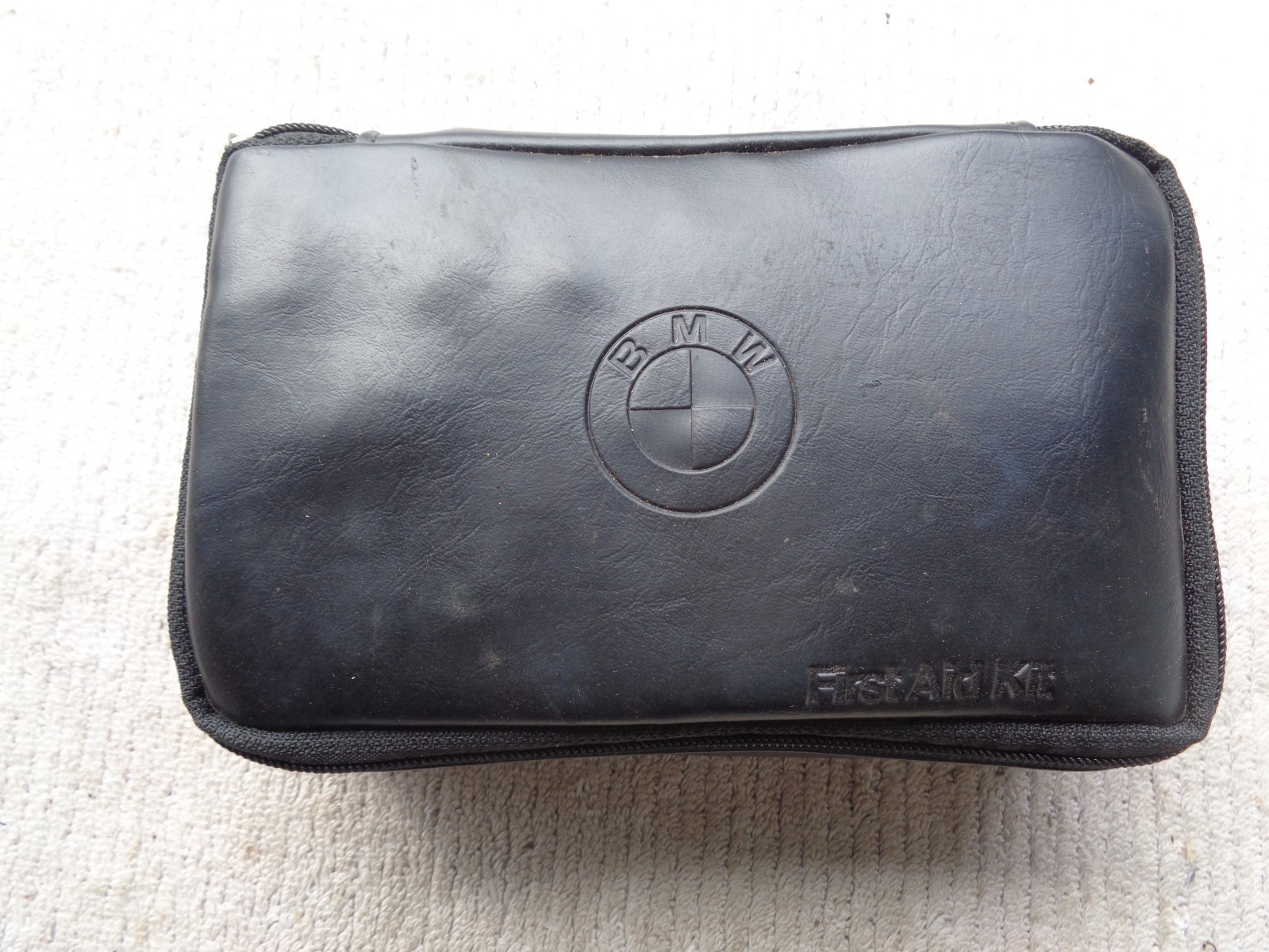 BMW First Aid Kit In Black zipper bag case with Contents BMW First Aid Kit In Black zipper bag case with Contents