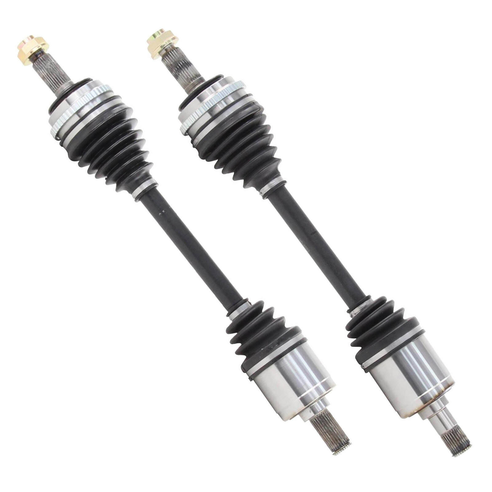 TrakMotive Front CV Axle Shafts Set of 2 Pair for Honda Prelude FWD 1990-1991
