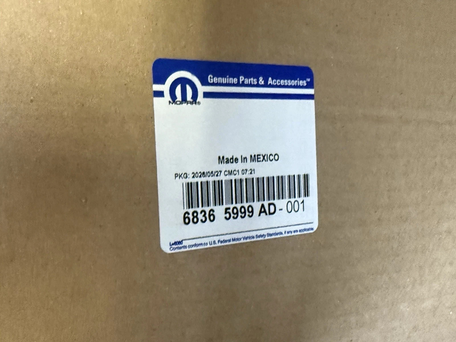 Genuine Mopar Intelligent Power Power Distribution Center 68251626AD Genuine Mopar Intelligent Power Power Distribution Center 68251626AD