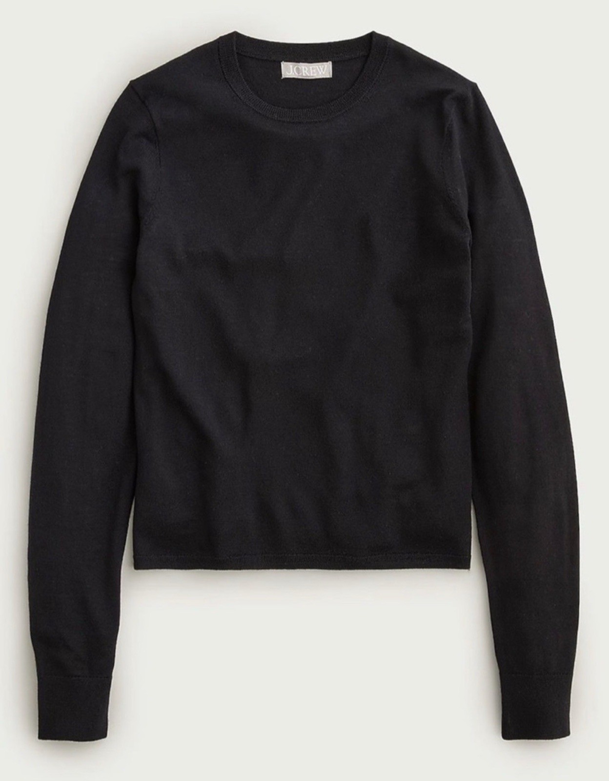 J. Crew BlackLong-SleeveCrewneck Sweater✨Size S