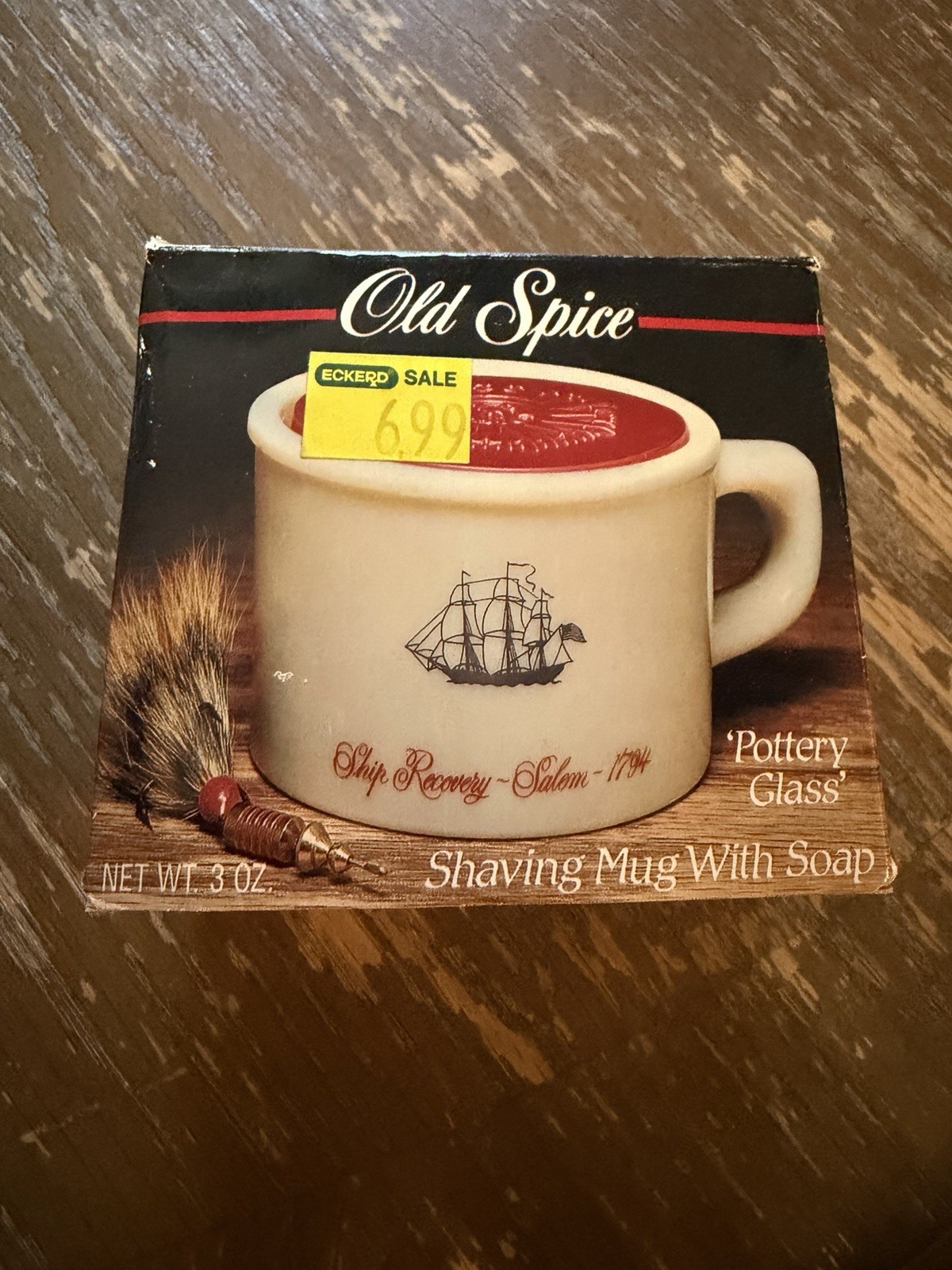 Vintage Old Spice Pottery Glass Shaving Mug with Soap 3 oz Collectible Vintage Old Spice Pottery Glass Shaving Mug with Soap 3 oz Collectible