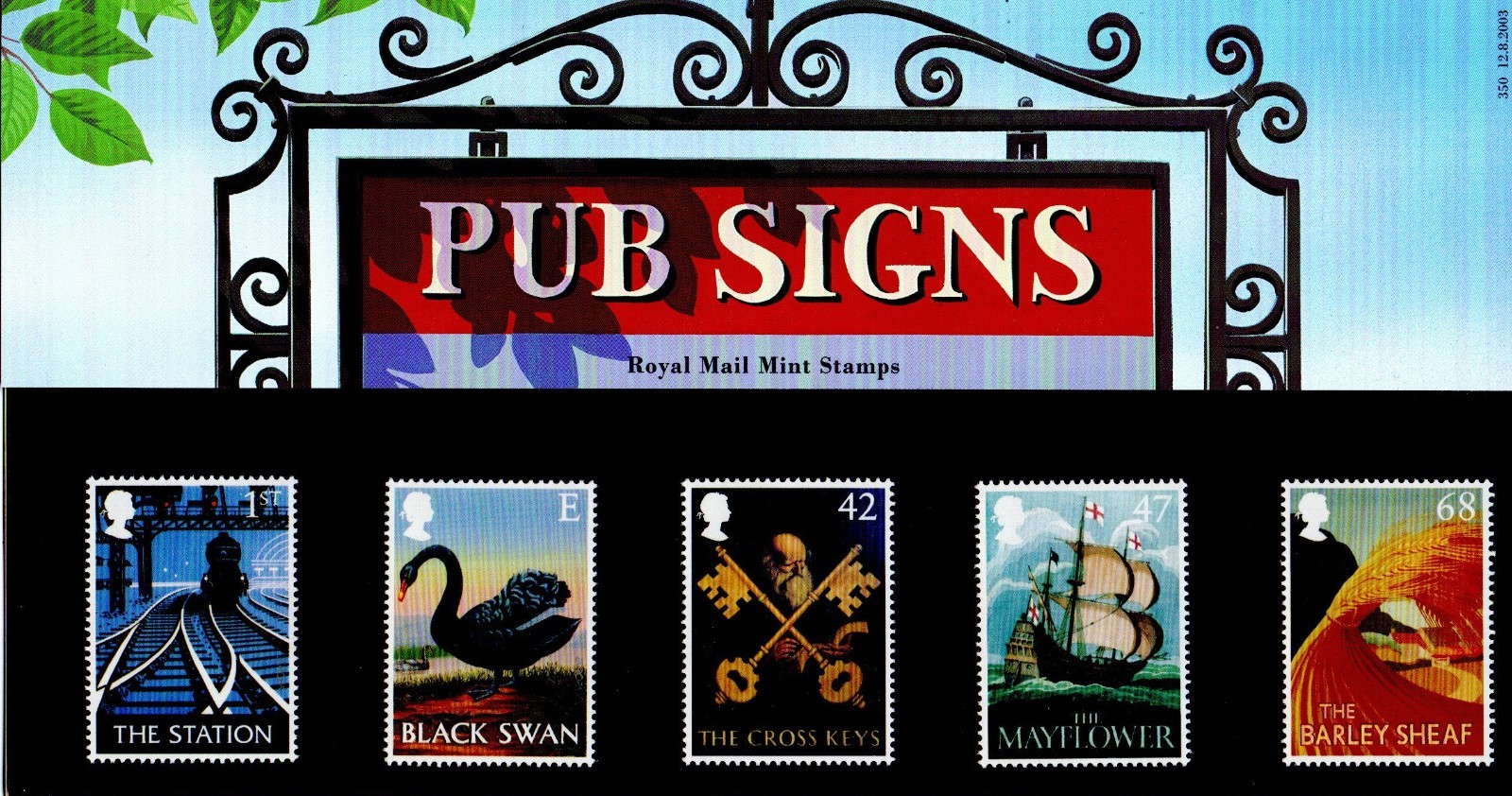 GB 2003 Presentation Pack No 350 Pub Signs Unmounted Mint (ND12)