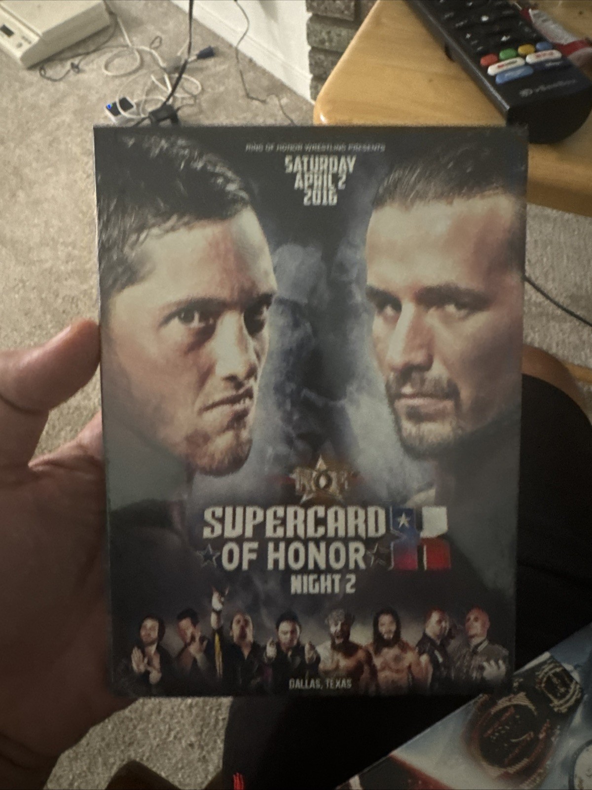 ROH Supercard of Honor Night 2 (2016) DVD Adam Cole Kyle O\'Reilly Moose