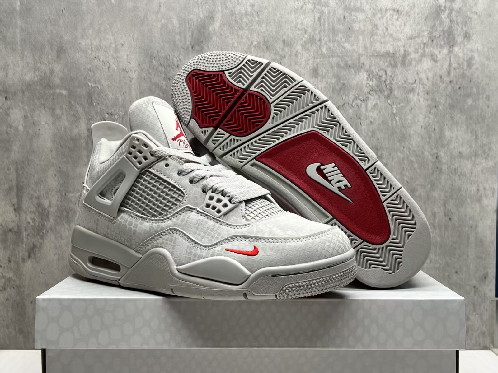 NEW Nigel Sylvester x Jordan 4 Brick by Brick \'Stunning Gray\' Men\'s Size US
