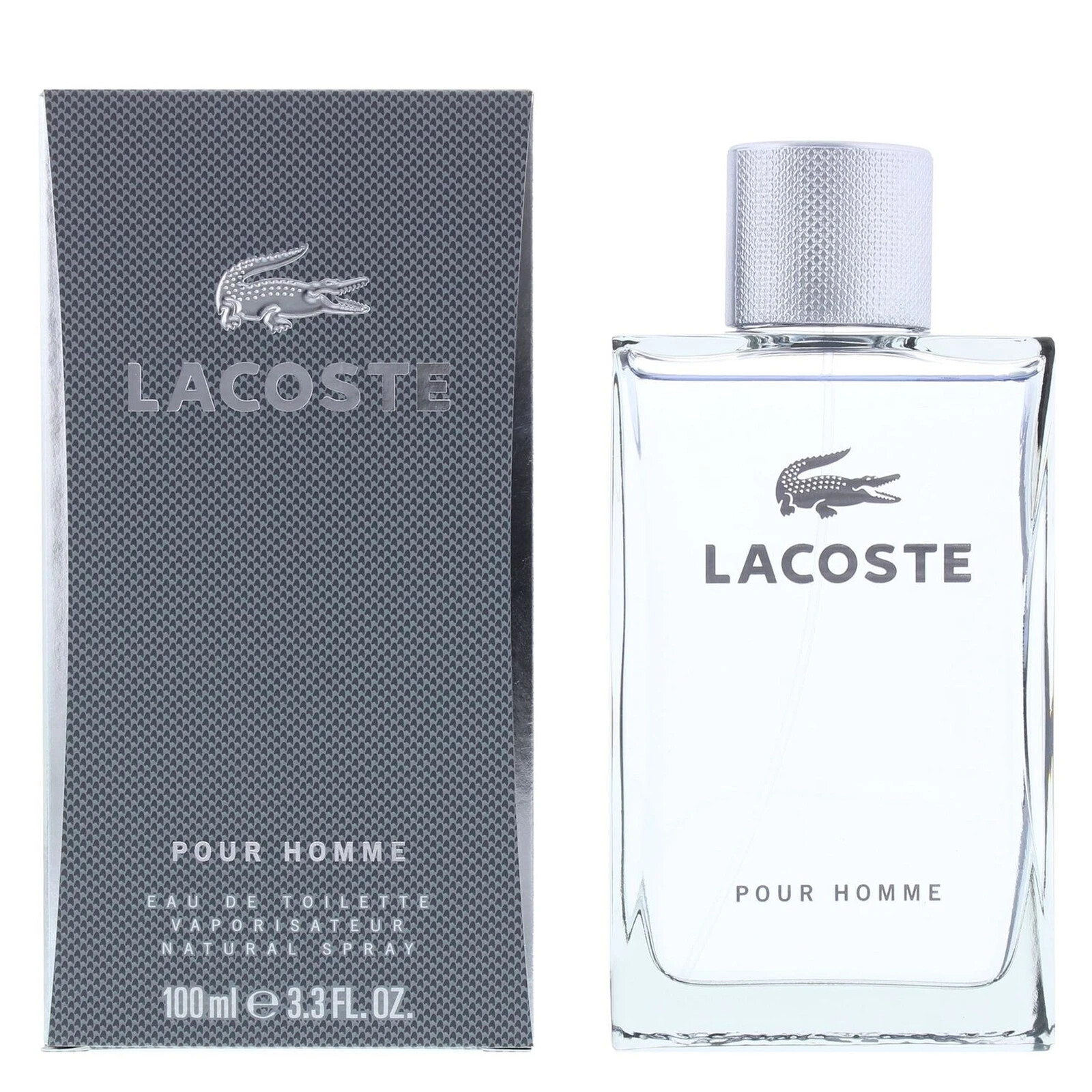 Men Lacoste Pour Homme 3.3oz 100ml Eau de Toilette Spray / New In Box / Rare Men Lacoste Pour Homme 3.3oz 100ml Eau de Toilette Spray / New In Box / Rare