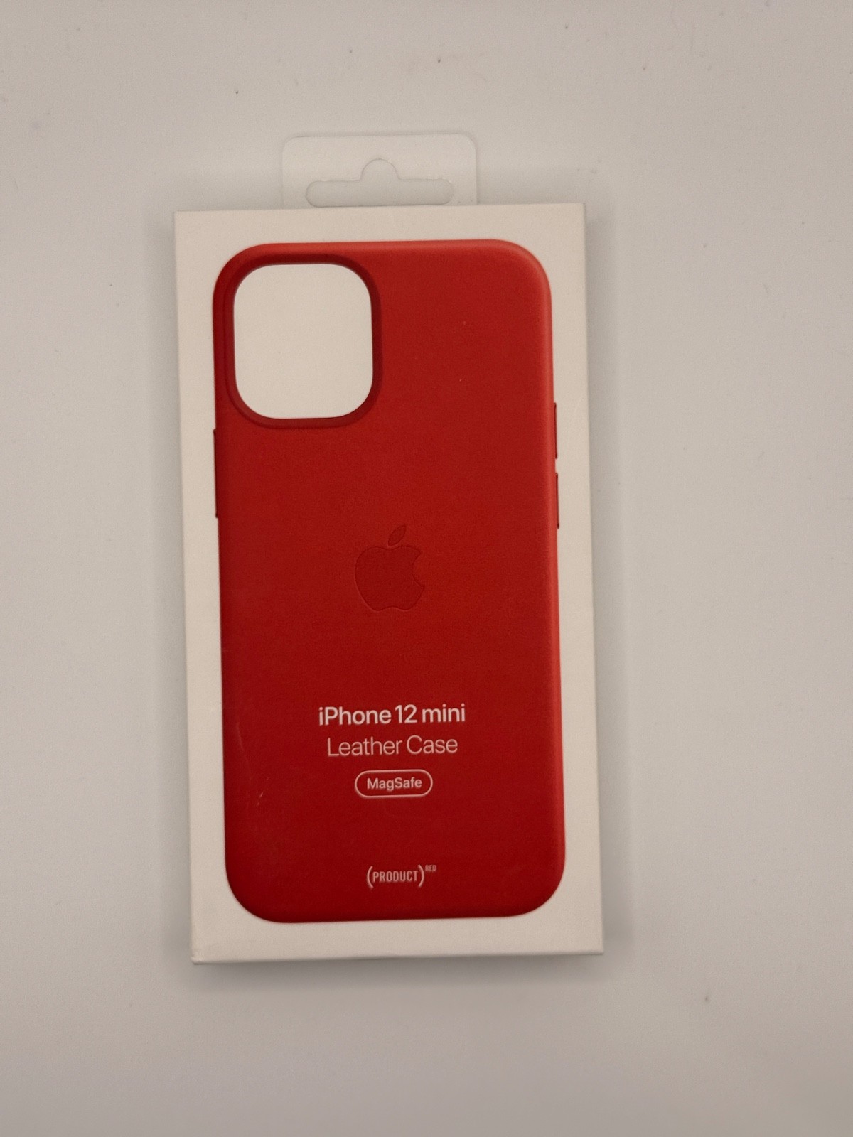 Genuine Official Apple Leather MagSafe Case For iPhone 12 Mini (PRODUCT) RED Genuine Official Apple Leather MagSafe Case For iPhone 12 Mini (PRODUCT) RED