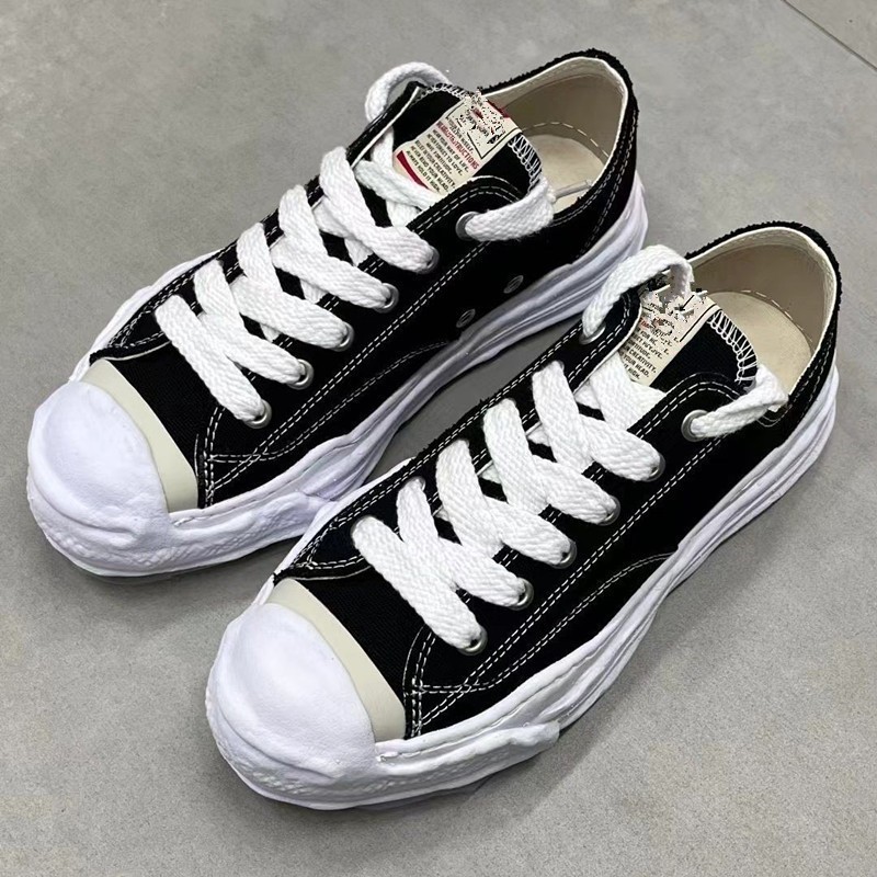 Maison Mihara Yasuhiro Unisex Canvas Chunky Height Increasing Casual Sneakers