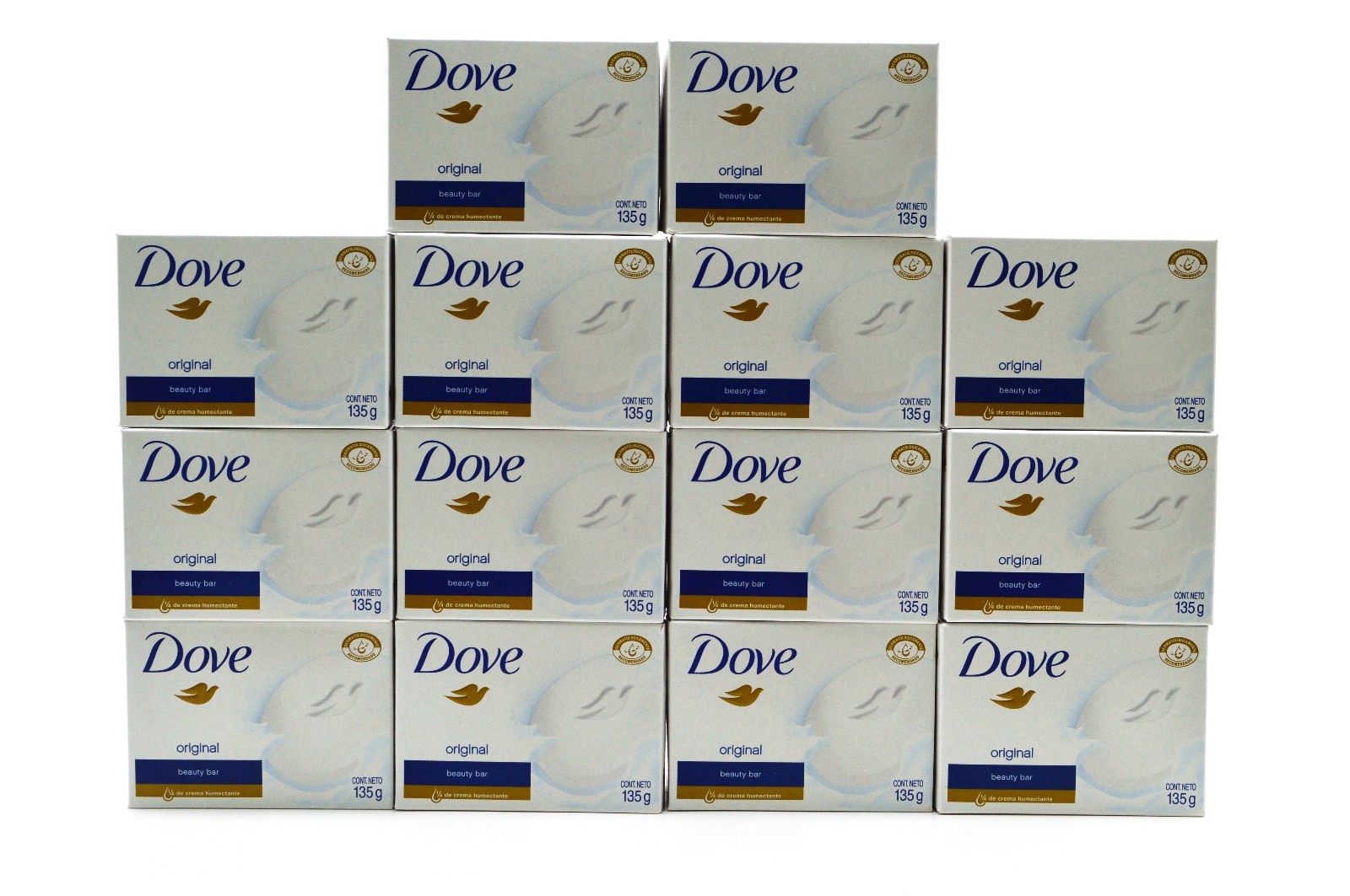 Dove Original Large Beauty Soap Bar 4.75oz/135g (Pick from 12/ 14 / 28 / 34 Bar)