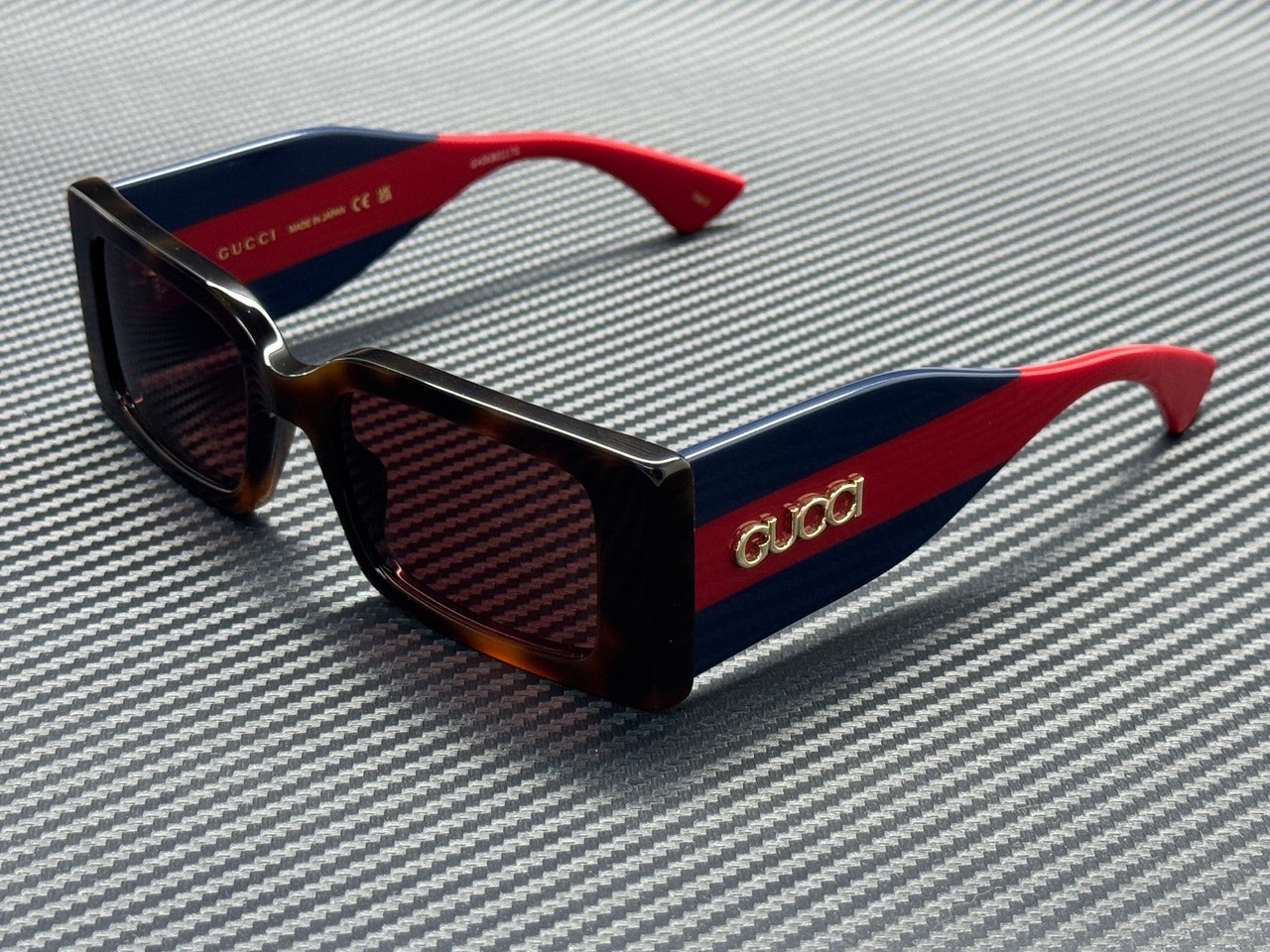 GUCCI GG1860S 002 Havana Red Women\'s 52 mm Medium Sunglasses
