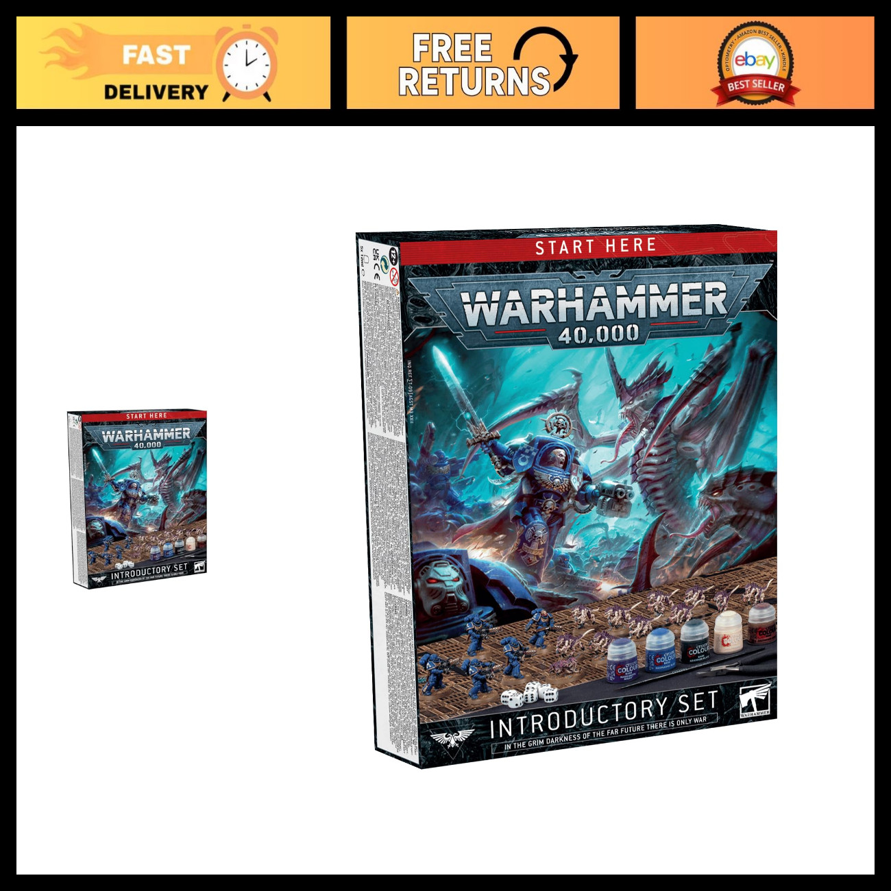 Warhammer 40,000 Introductory Set - Tabletop Strategy Game for Beginners
