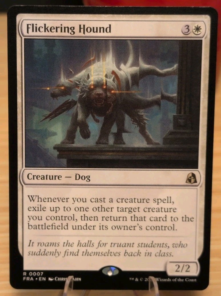 MTG - Flickering Hound - Reality Fracture Regular - Pack Fresh 0007