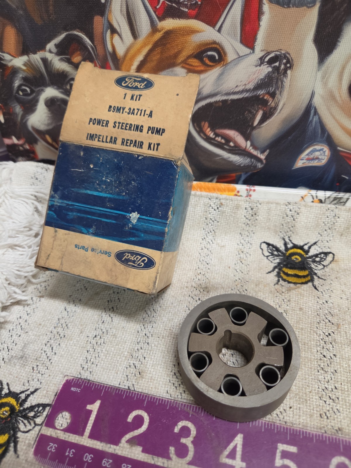 1956-1972 Power Steering Pump Kit  Impeller Rebuild Kit  B9MY-3A711-A NOS Fomoco