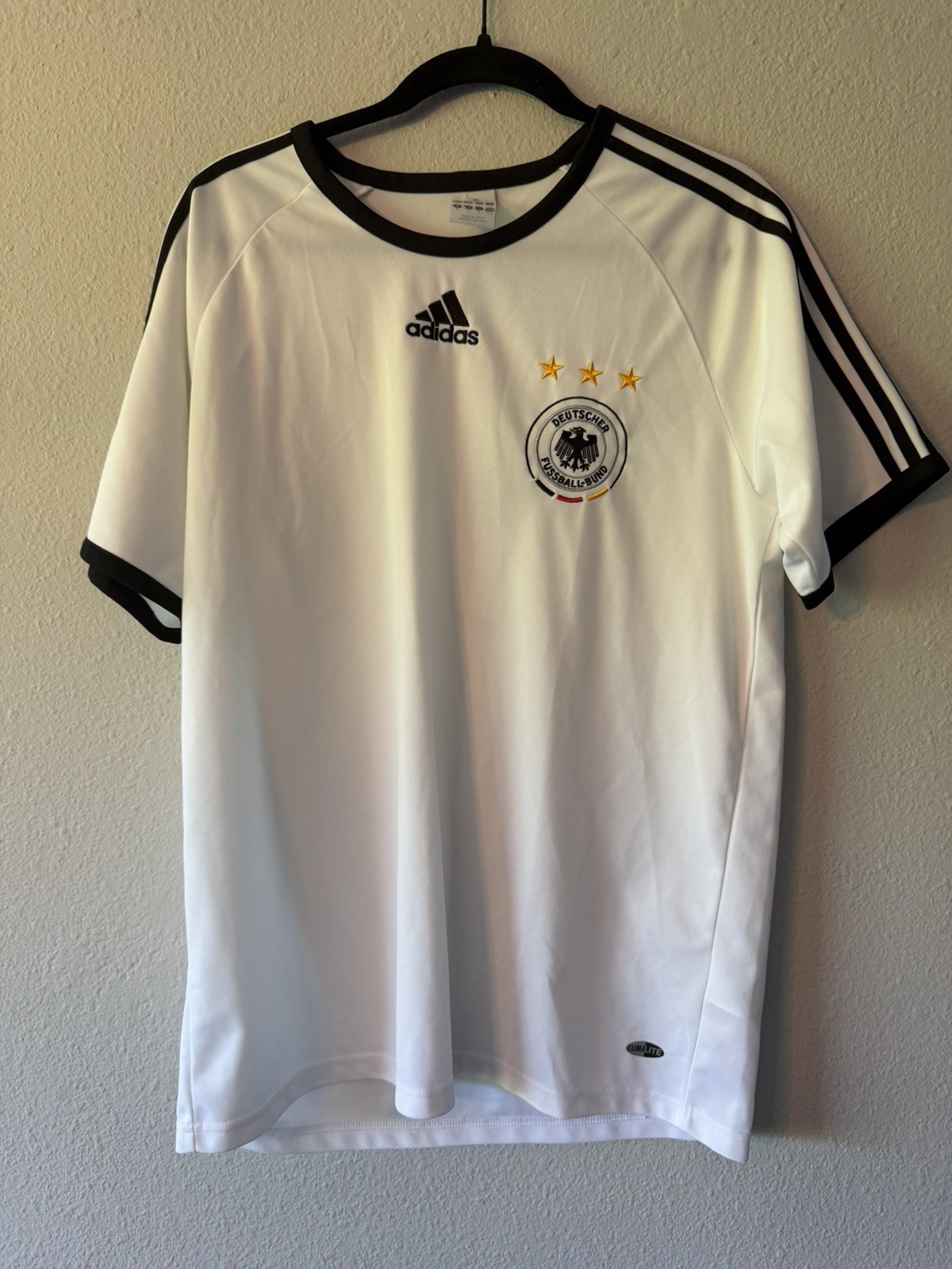 Germany National football Soccer team Adidas jersey home shirt 2007 Climalite Germany National football Soccer team Adidas jersey home shirt 2007 Climalite