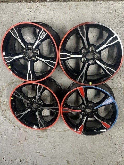 SET (4) OEM MUSTANG CALIFORNIA SPECIAL WHEELS BRAND NEW BUT NEED A LITTLE WORK. SET (4) OEM MUSTANG CALIFORNIA SPECIAL WHEELS BRAND NEW BUT NEED A LITTLE WORK.