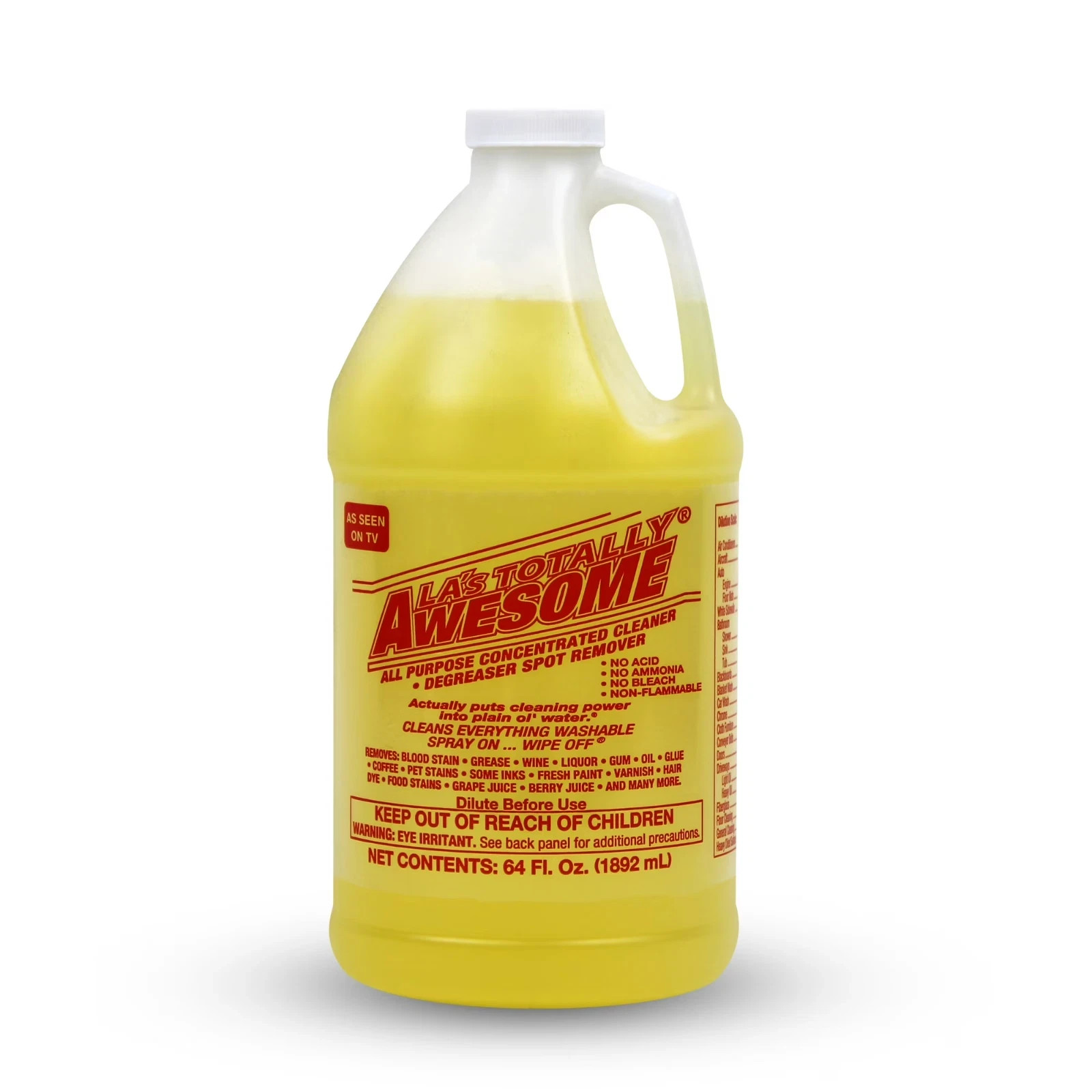 LA\'s Totally Awesome All Purpose Concentrated Cleaner & Degreaser, 64 fl oz