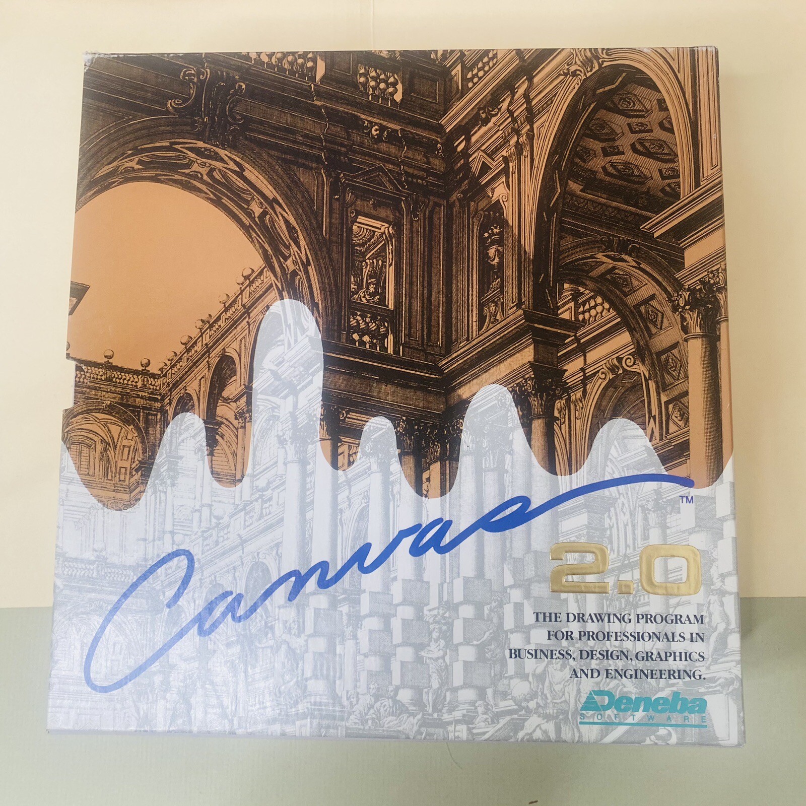 Canvas 2.0 Vtg 1988 Software Drawing Program Deneba Max Macintosh