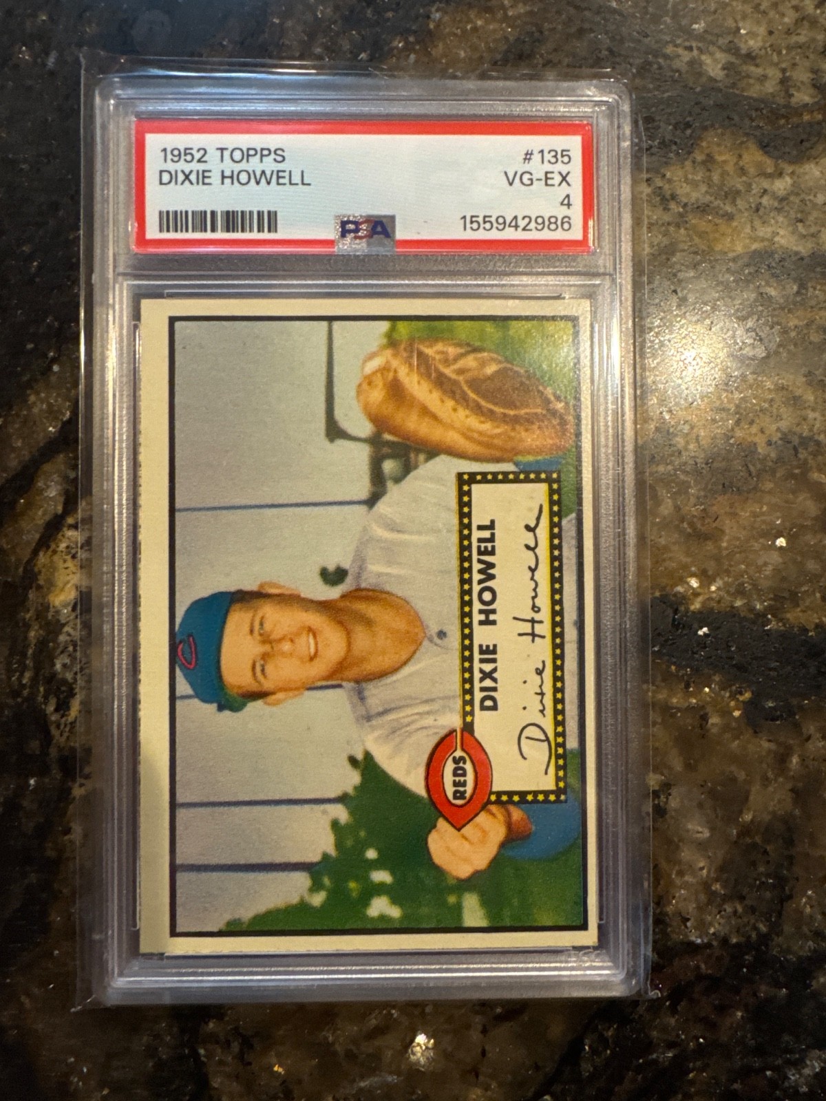 1952 Topps Dixie Howell #135 PSA 4