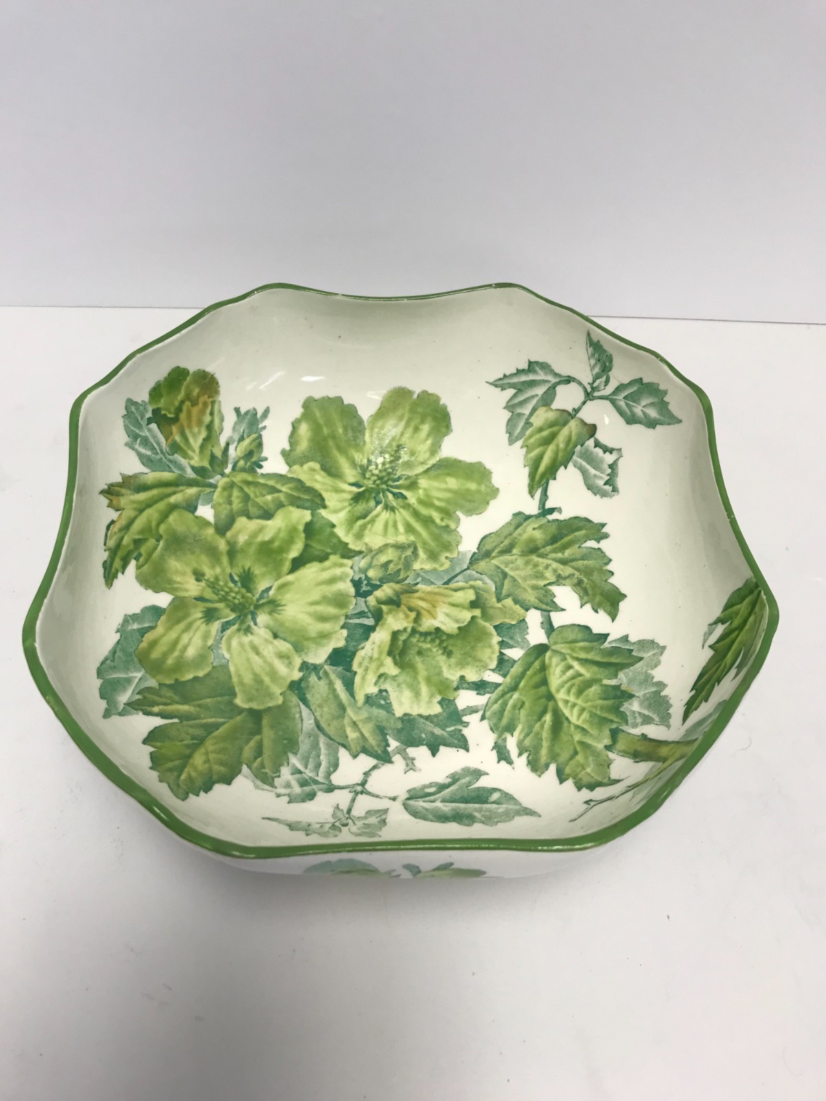 Vintage Cauldon England Green Ivy 10\