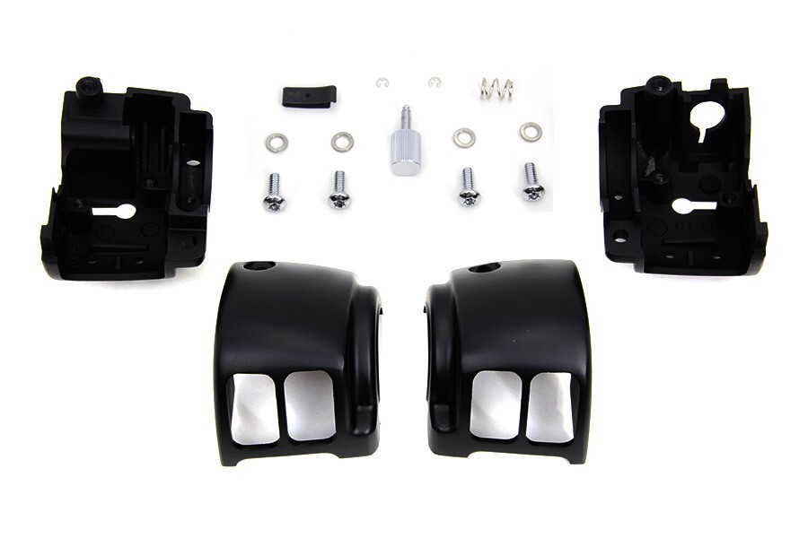 V-Twin 26-0988 Black Handlebar Control Switch Housing Kit for 11-17 Softail V-Twin 26-0988 Black Handlebar Control Switch Housing Kit for 11-17 Softail
