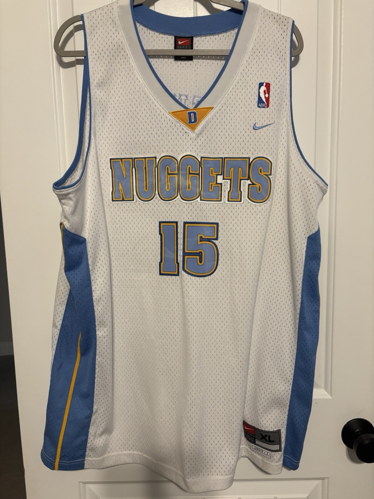 Carmelo Anthony Denver Nuggets White Jersey Nike XL Carmelo Anthony Denver Nuggets White Jersey Nike XL