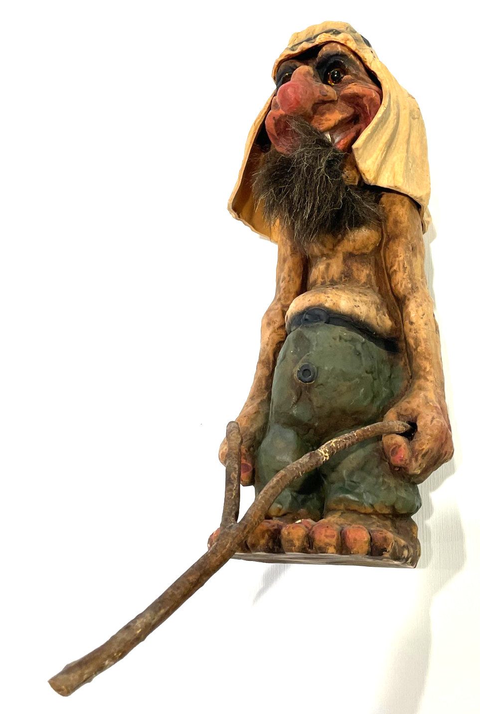 Vintage NyForm Norwegian Troll Oil Sheik No 138 12 Inch Figure