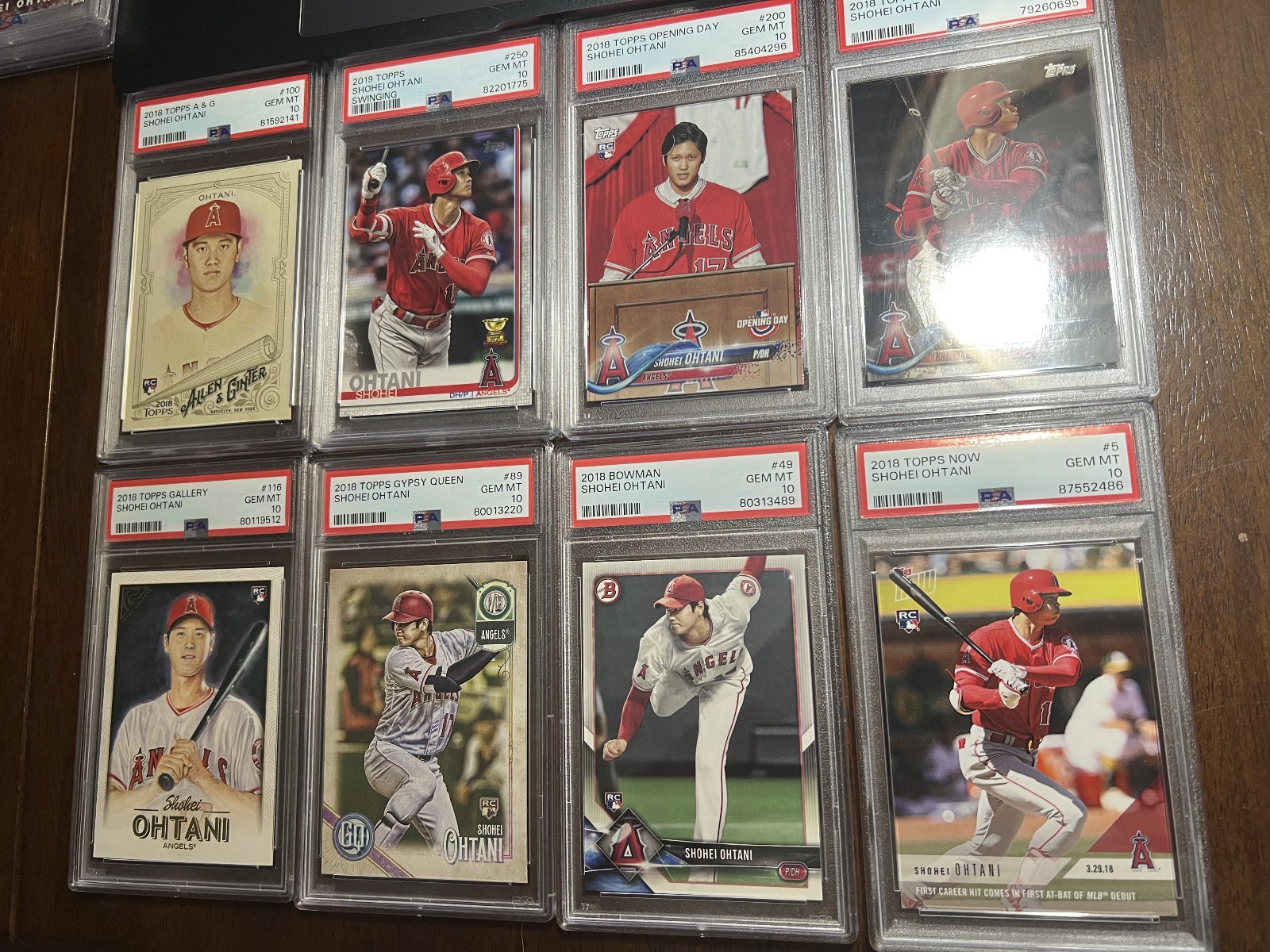 2018 TOPPS UPDATE #US189 SHOHEI OHTANI PSA 10 GEM MINT