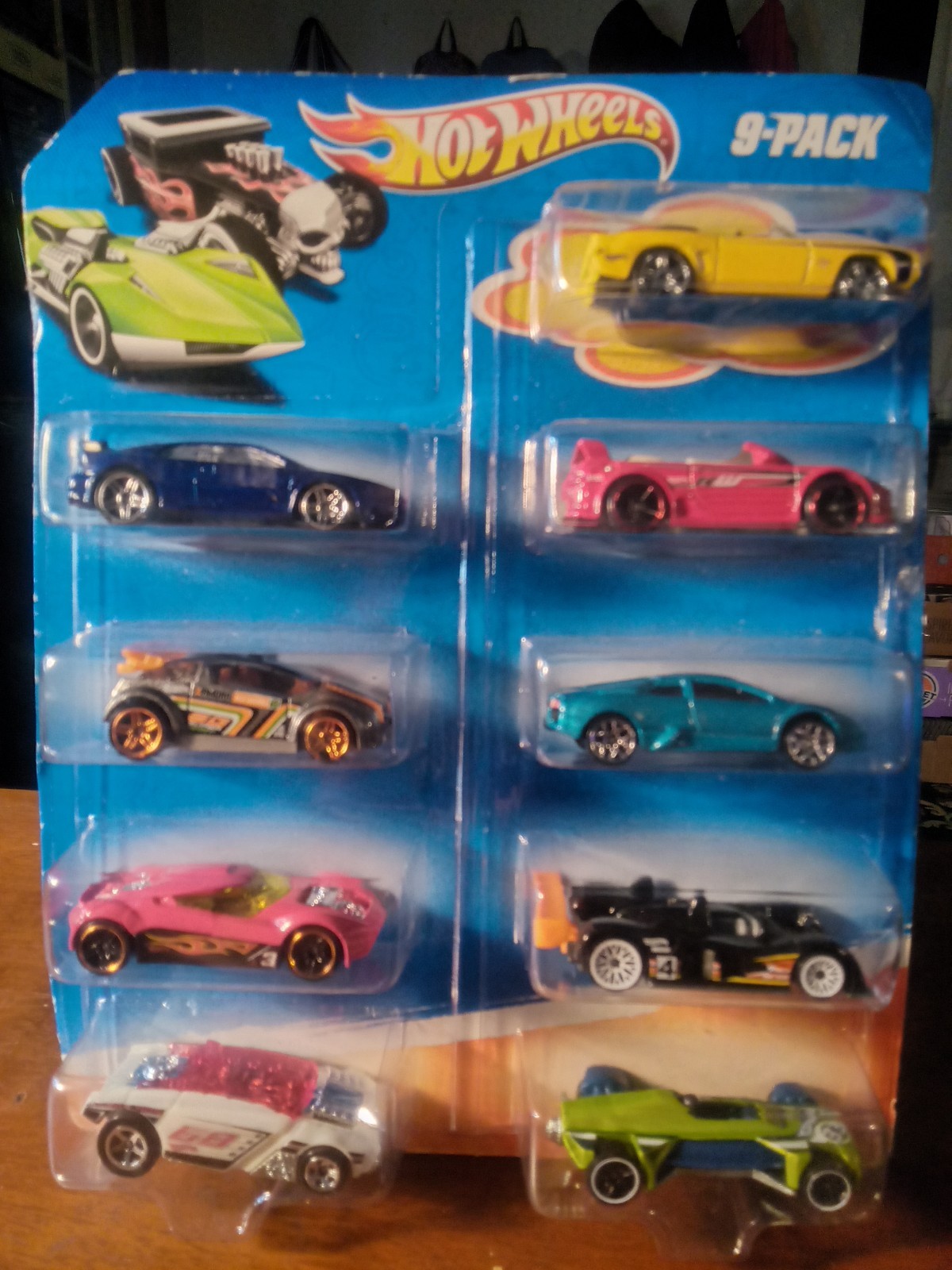 2012 Hot Wheels Mattel Car Cars Blister 9 Pack Awesome