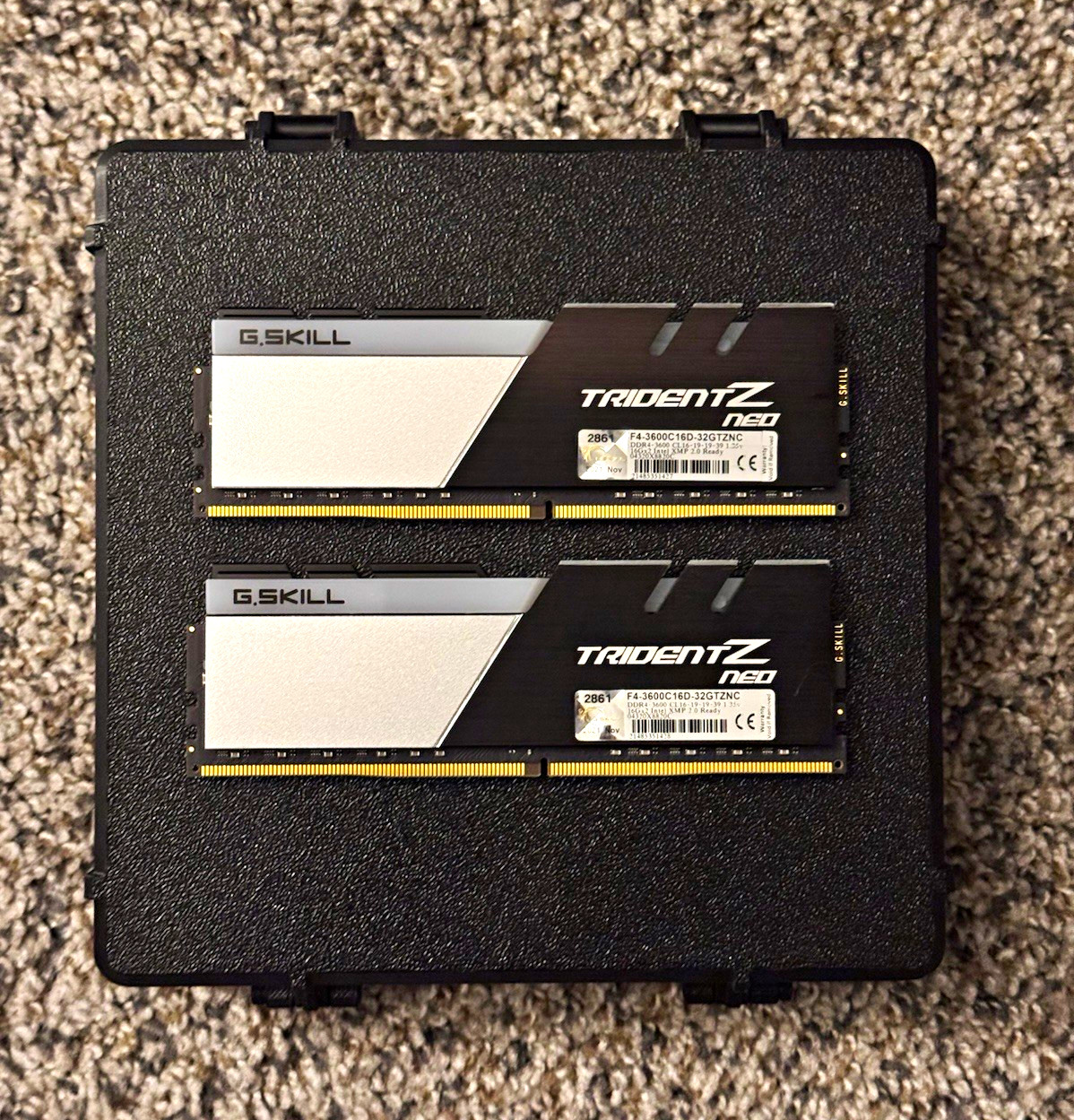 G.SKILL Trident Z Neo 32GB (2x16GB) DDR4-3600 PC4-28800 DIMM F4-3600C16D-32GTZNC G.SKILL Trident Z Neo 32GB (2x16GB) DDR4-3600 PC4-28800 DIMM F4-3600C16D-32GTZNC