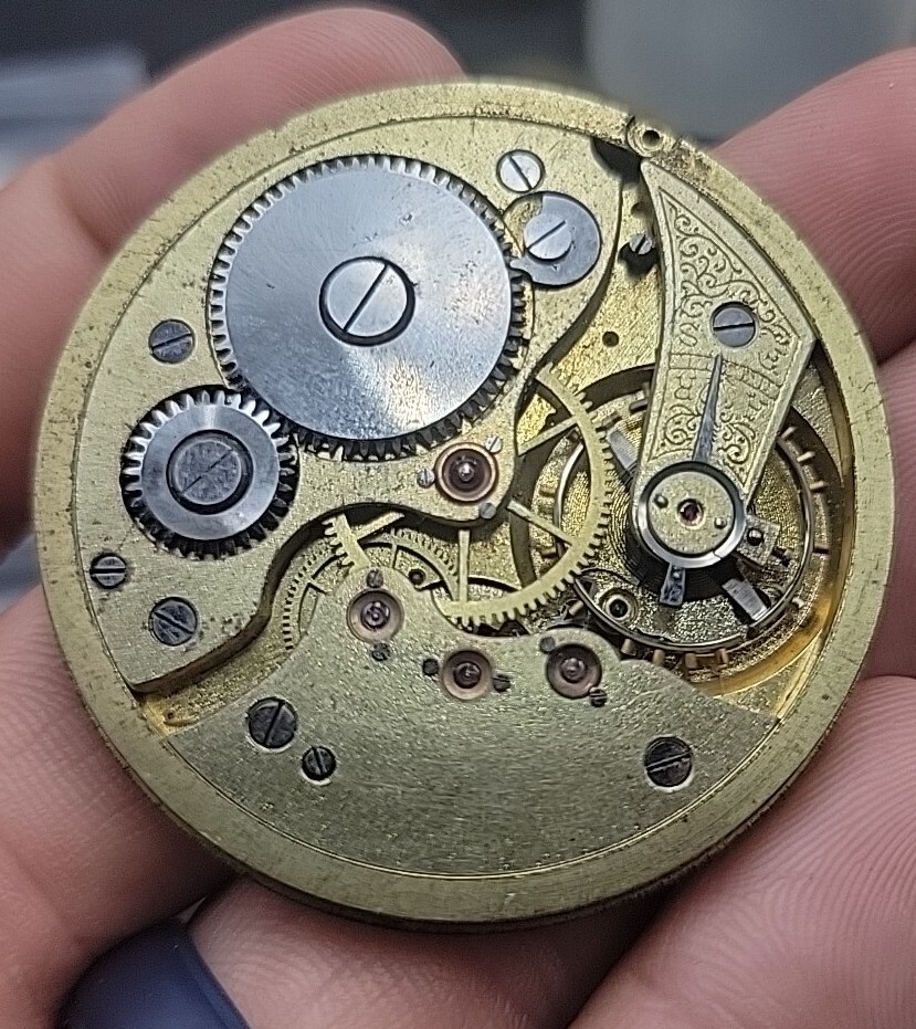Antique 46mm Ottoman Pocket Watch Movement Good Balance