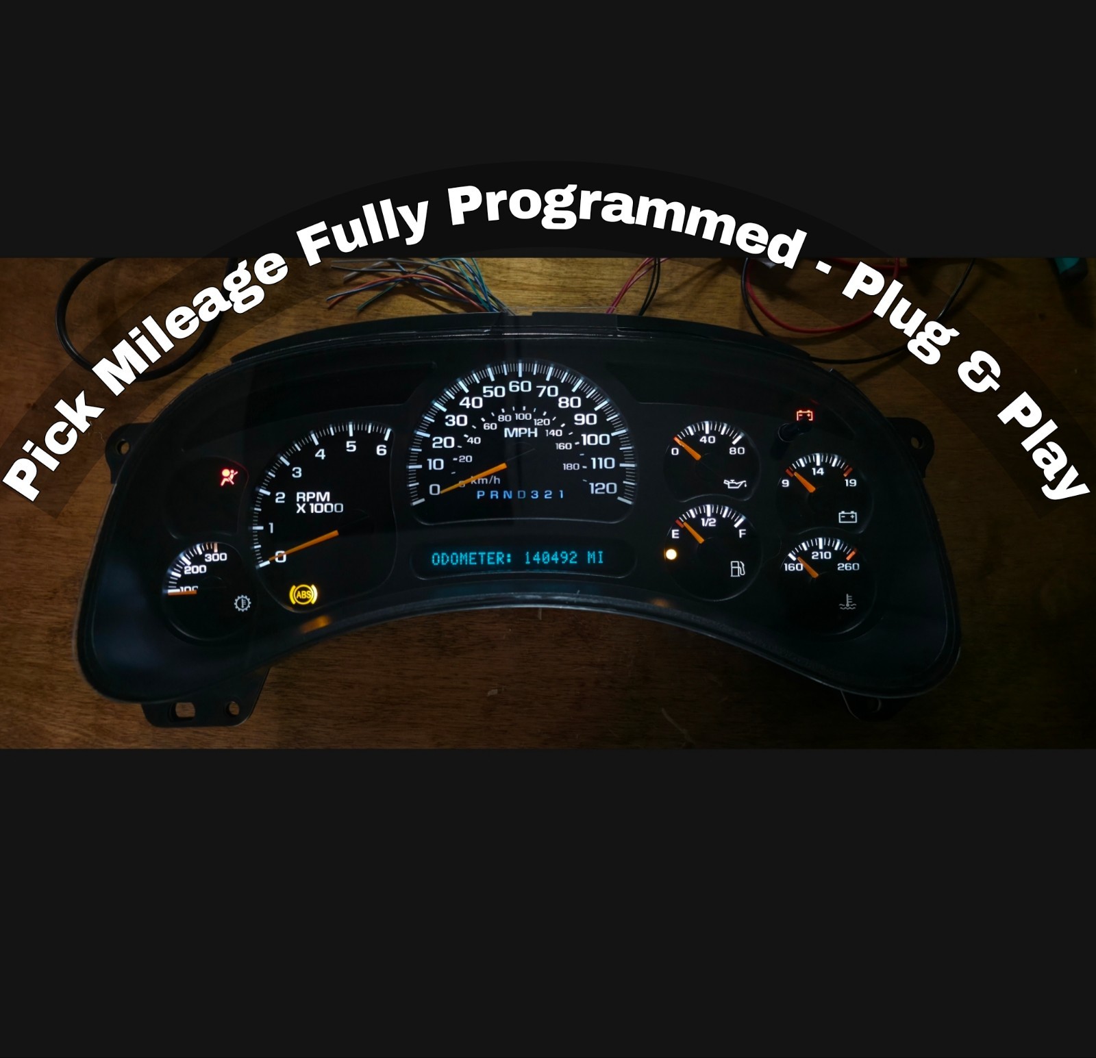 Fully Refurbished 7 Gauge Cluster Speedo 05 06  GMC Chevy  3YR Warranty PlugPlay
