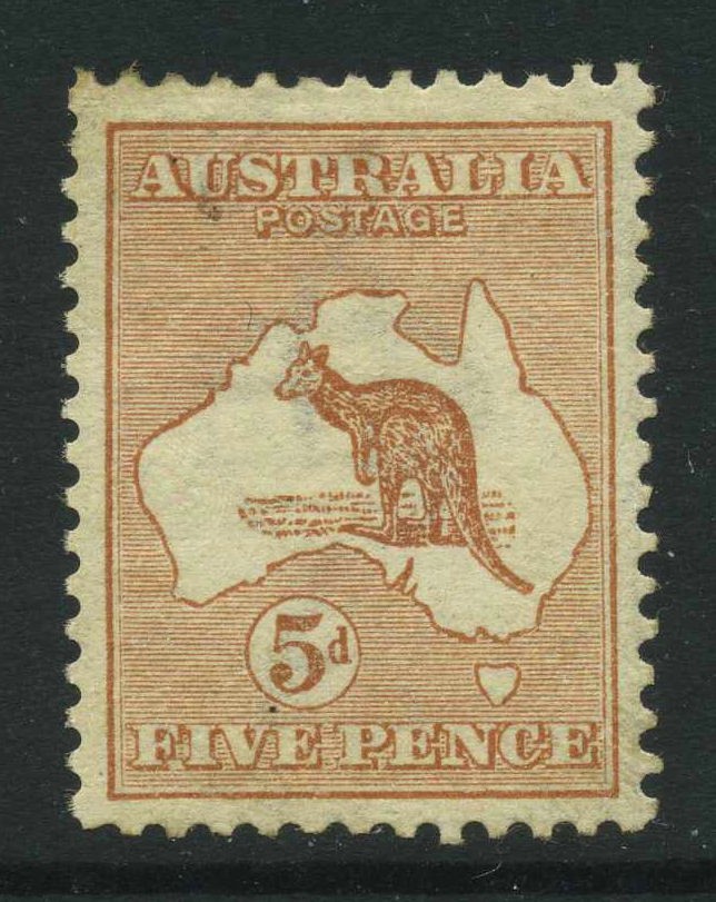 Australia 1913 5d Die II SG8 Mint Cat £85